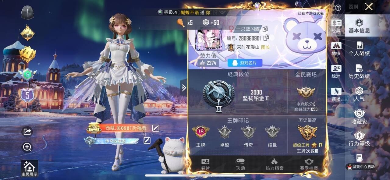 HPSJ3441842和平精英账号详情图2 HPSJ3441842和平精英账号详情图2