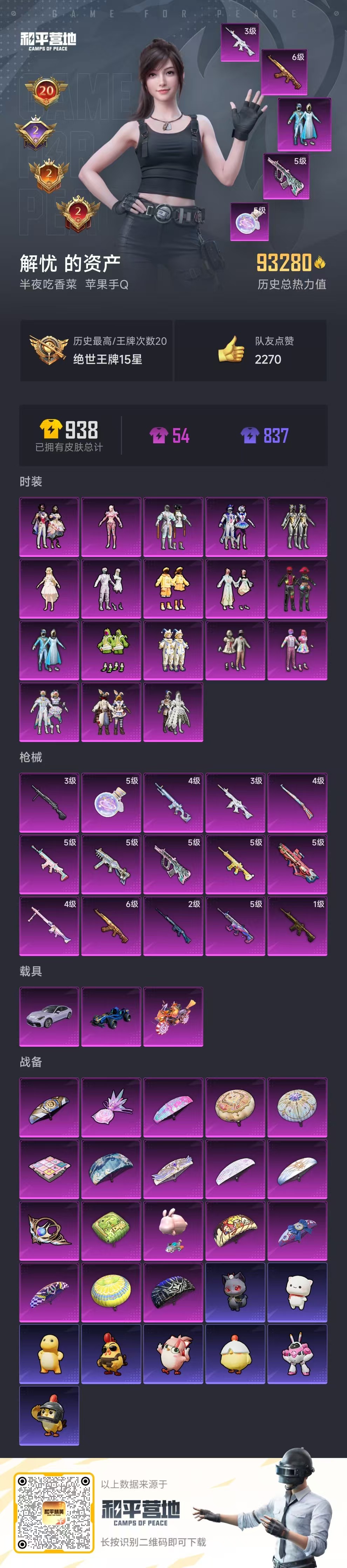 HPSJ3437575和平精英账号详情图4 HPSJ3437575和平精英账号详情图4