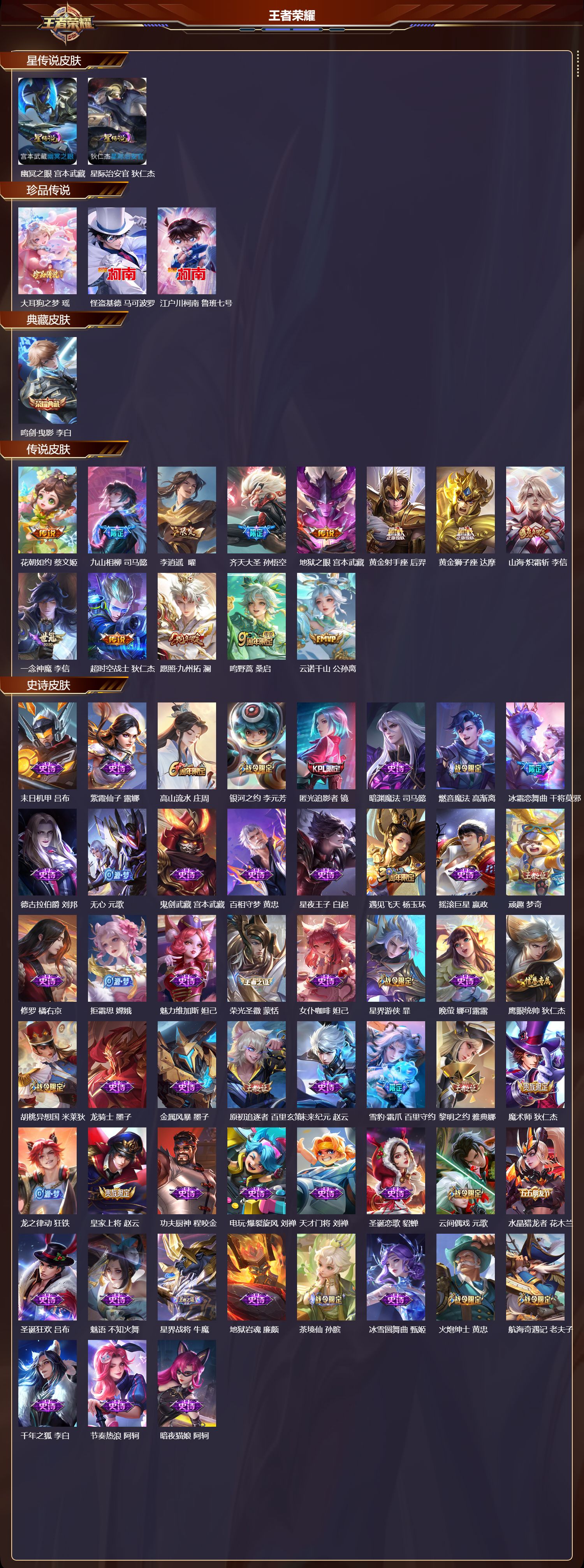 WZMK3455733王者荣耀账号详情图2