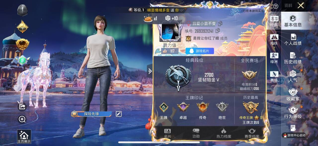 HPSJ3437591和平精英账号详情图2