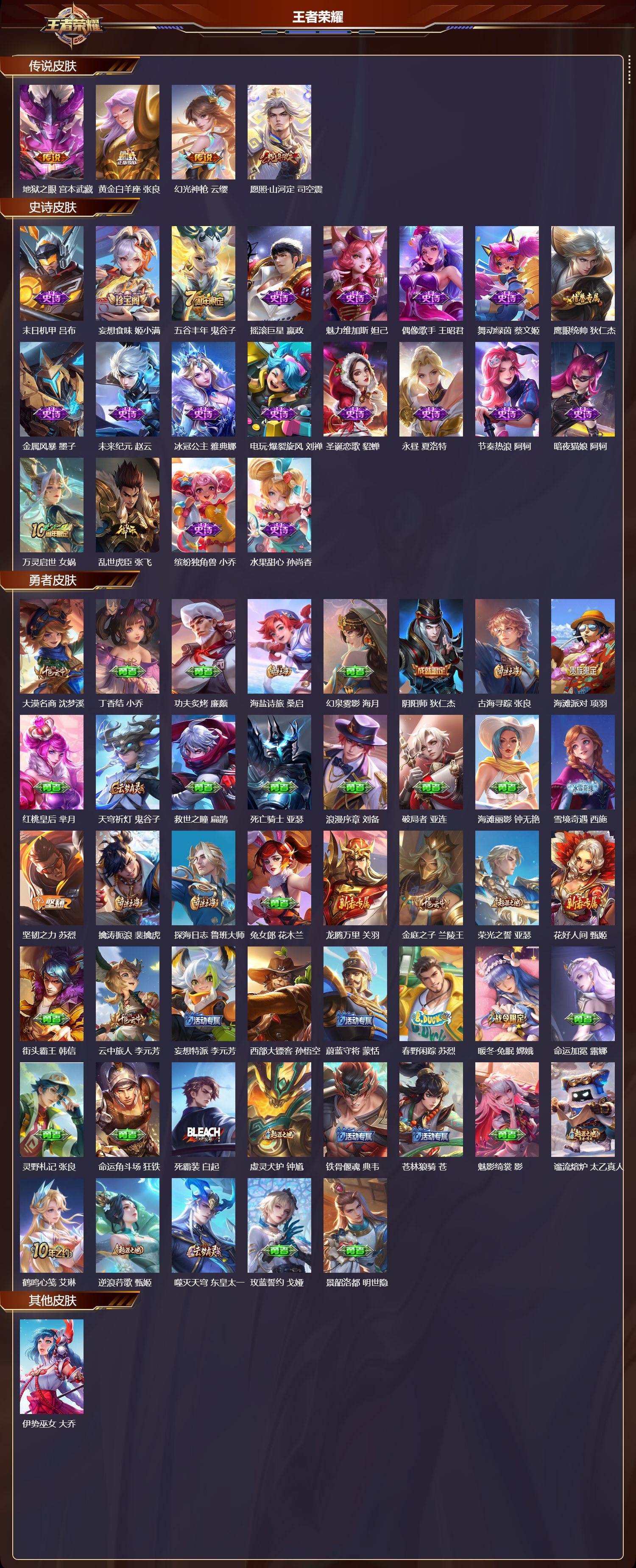 WZCMW415737王者荣耀账号详情图6