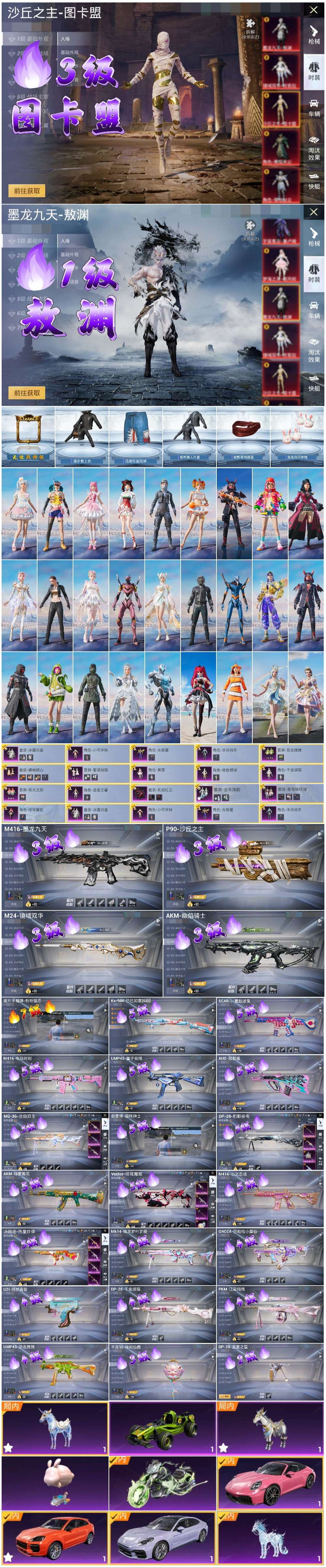 HPSJ3436847和平精英账号详情图3