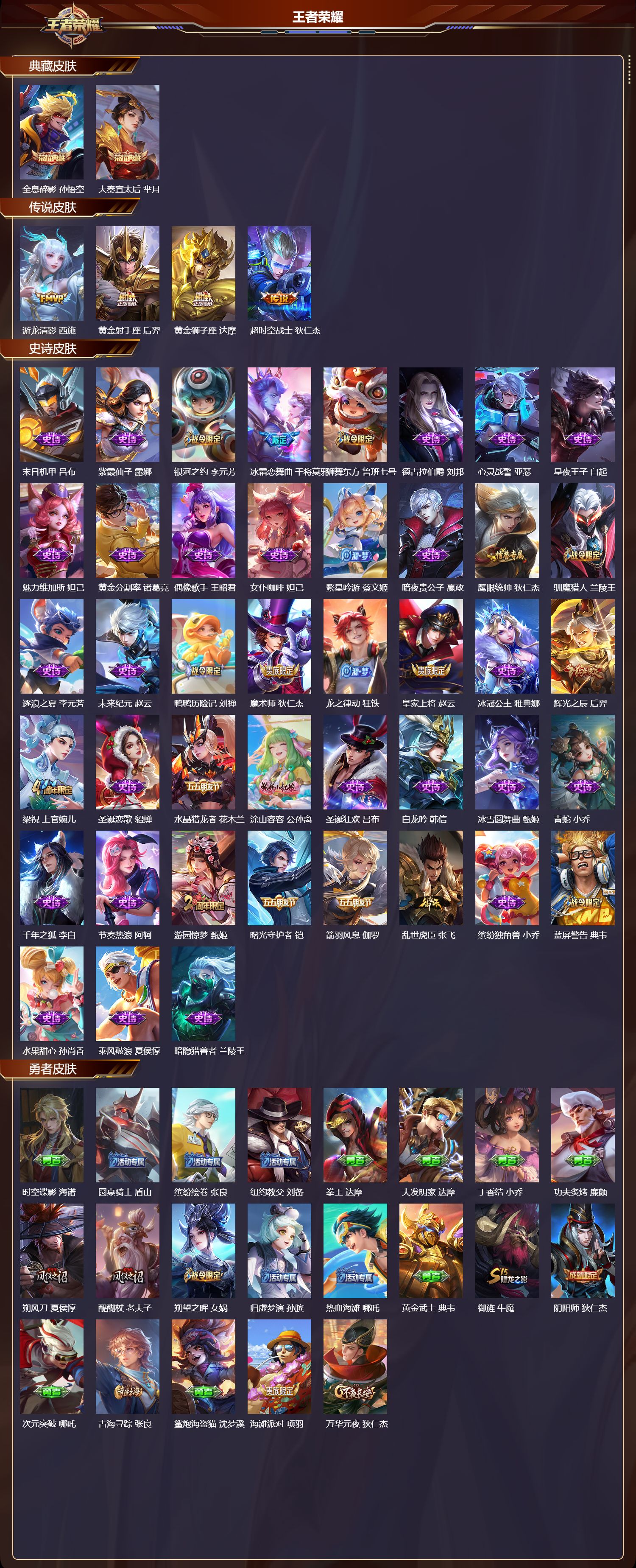 WZMK3448665王者荣耀账号详情图2 WZMK3448665王者荣耀账号详情图2