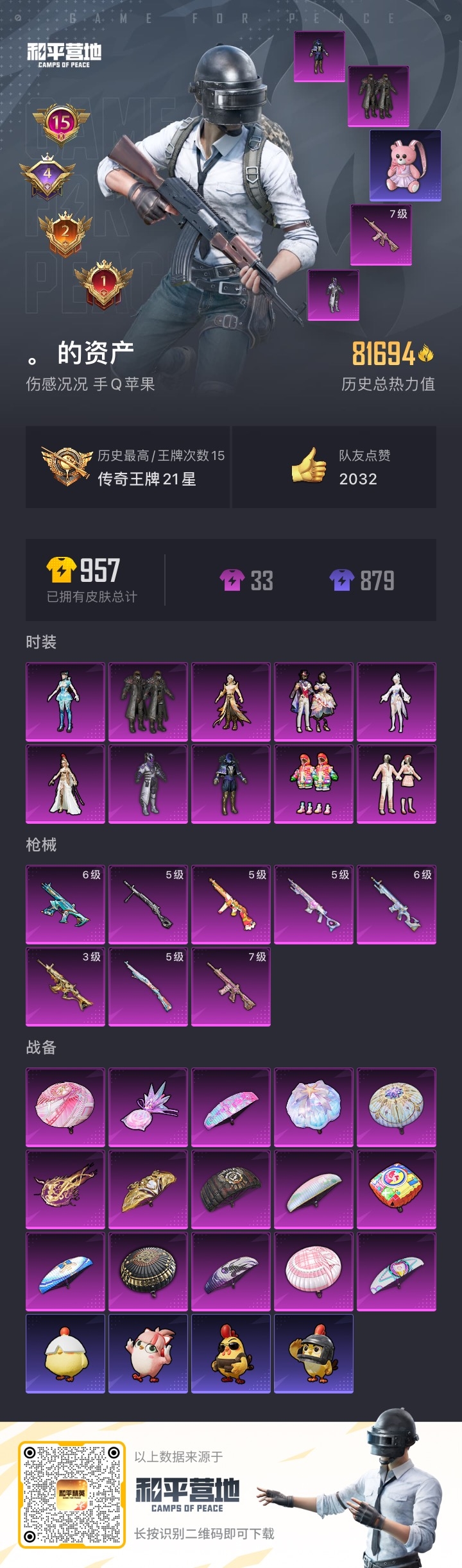 HPSJ3439481和平精英账号详情图4