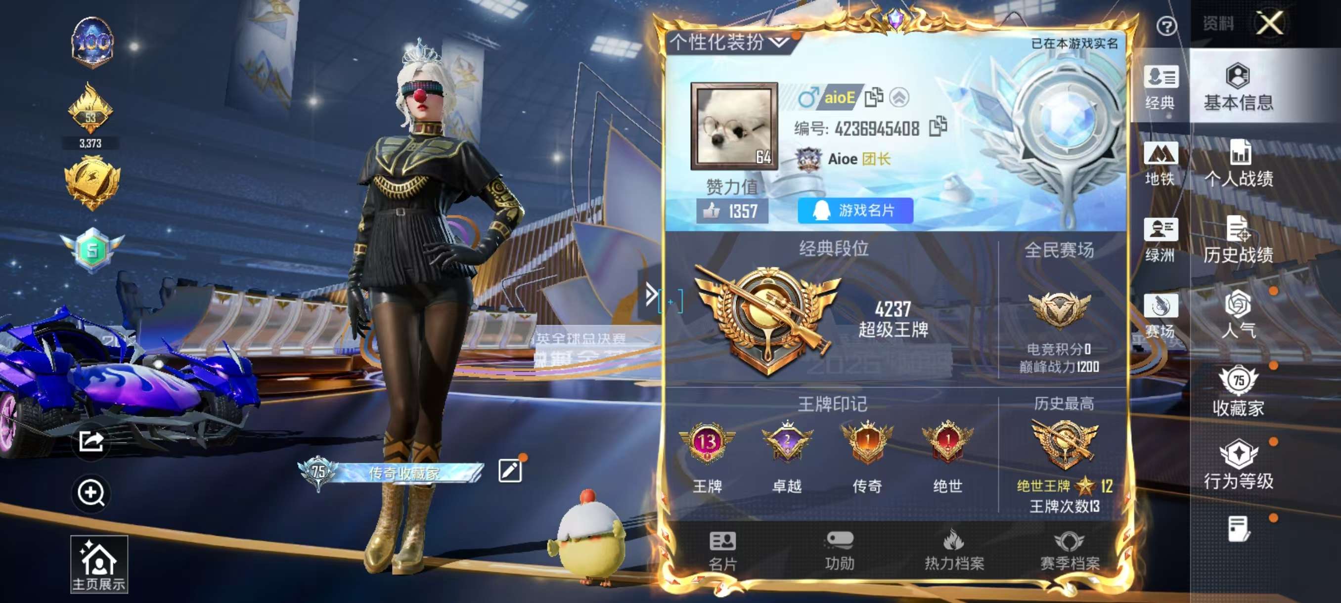 HPSJ3439484和平精英账号详情图2