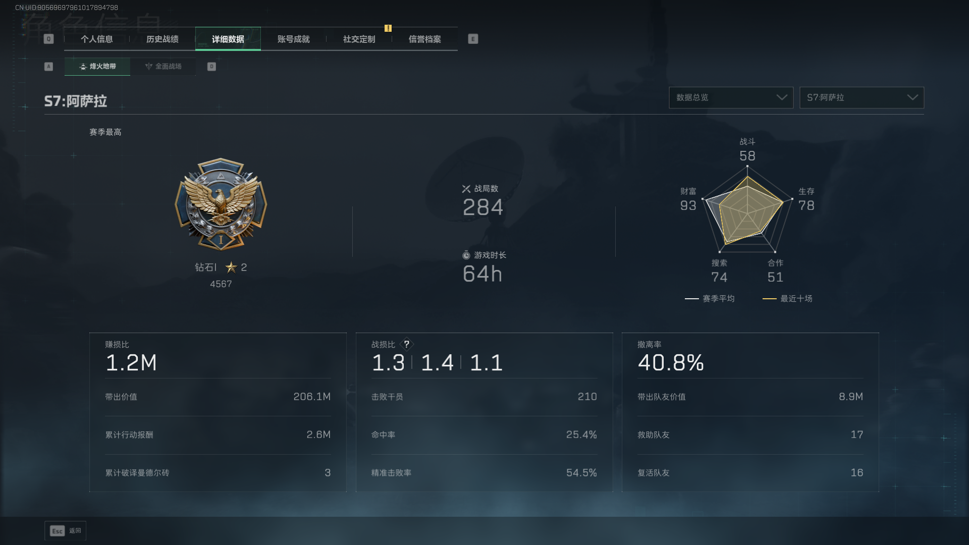 SJZCMW392682三角洲行动账号详情图4