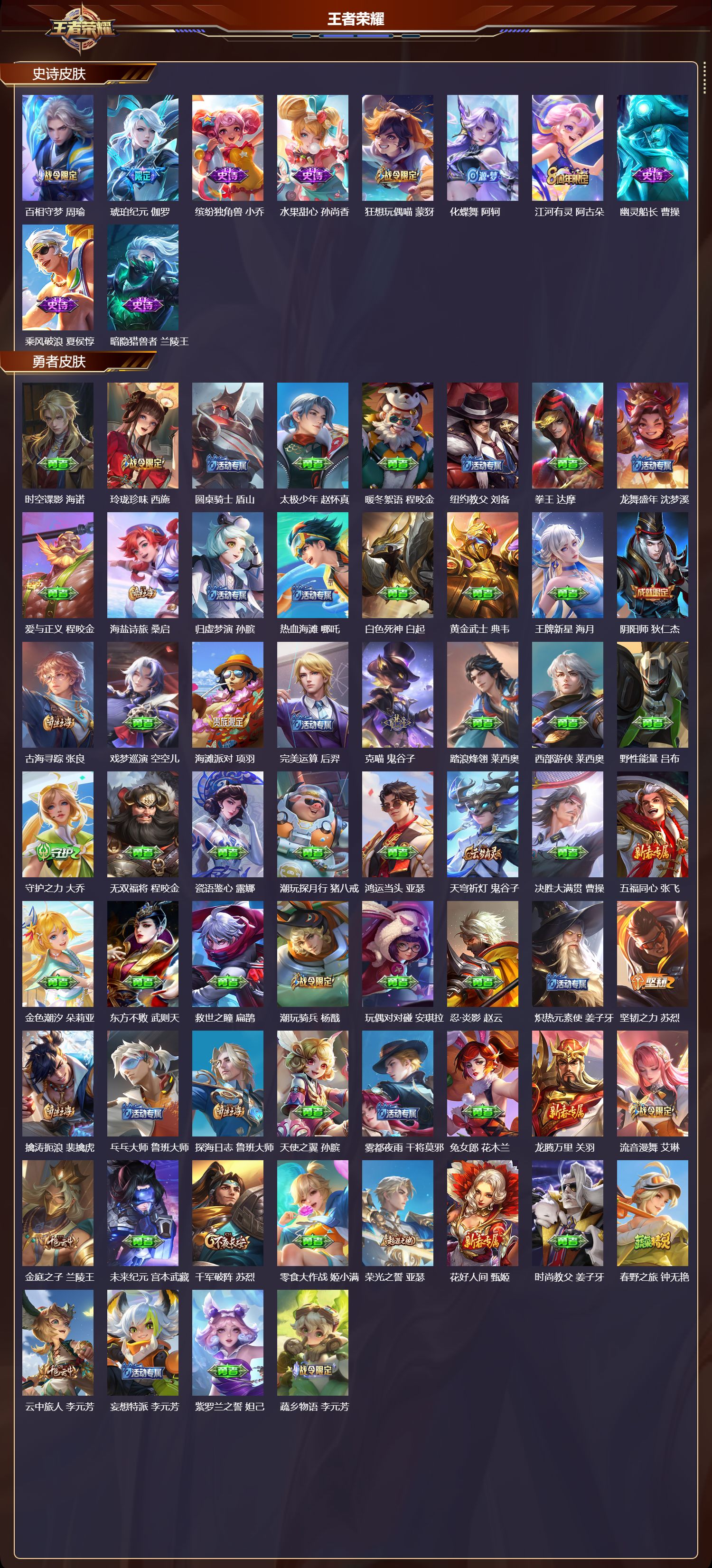 WZMK3448673王者荣耀账号详情图3