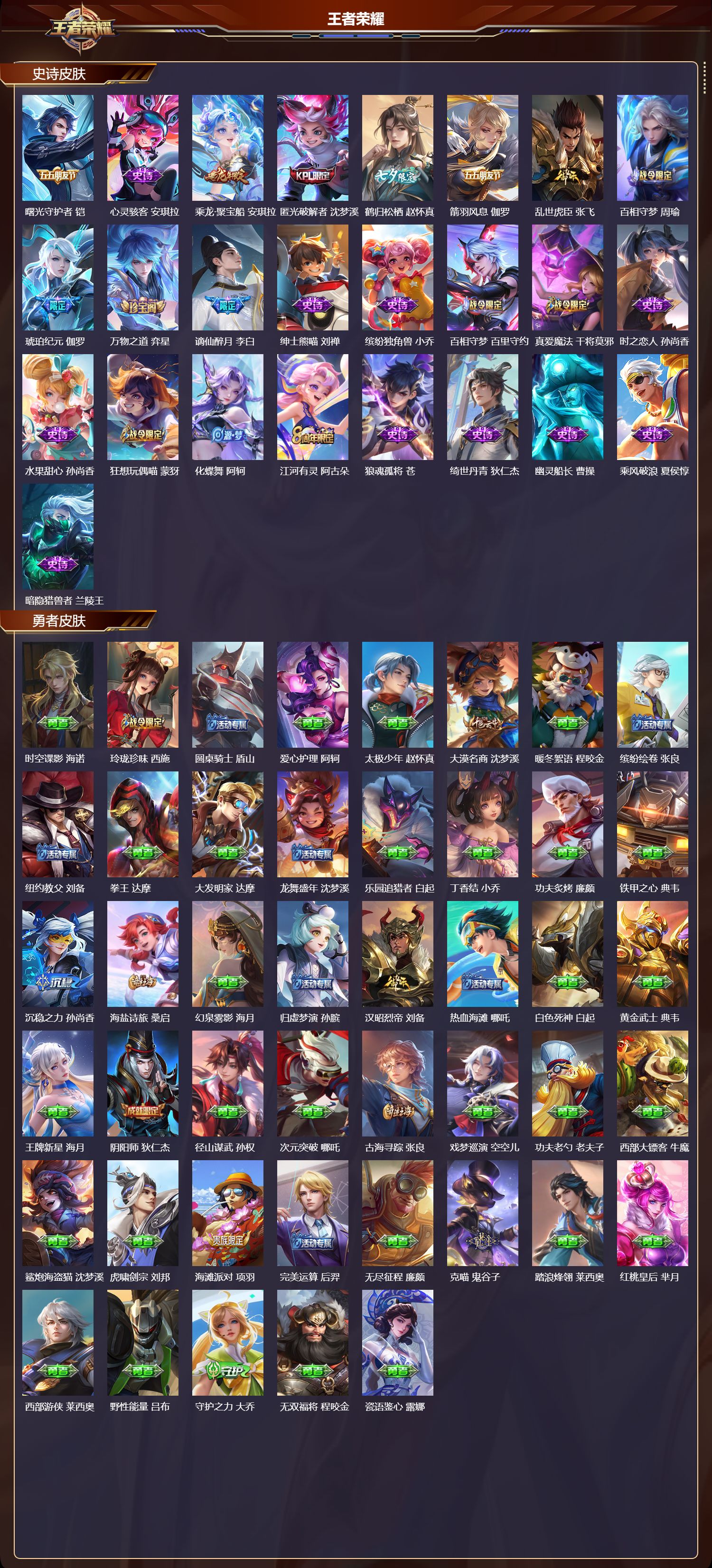 WZMK3448668王者荣耀账号详情图4