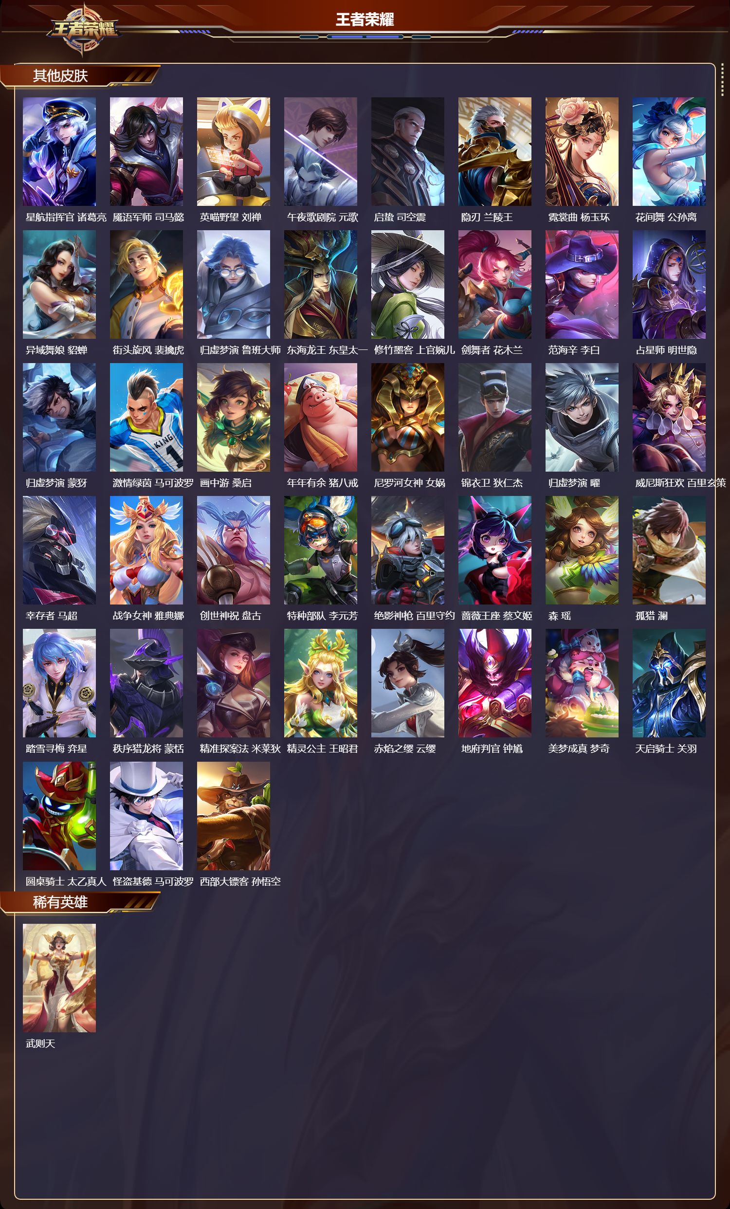 WZMK3448659王者荣耀账号详情图5