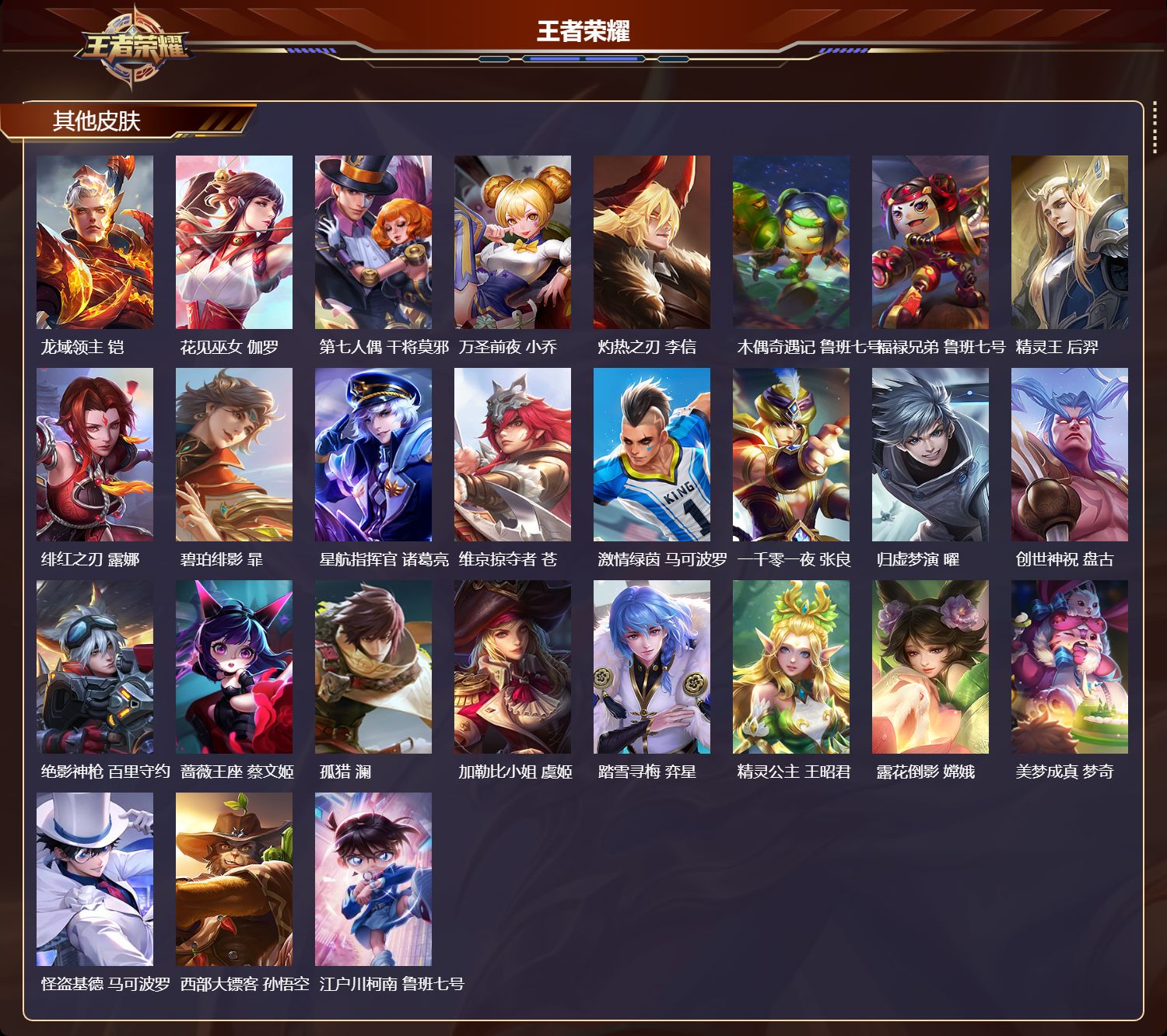 WZMK3448678王者荣耀账号详情图4