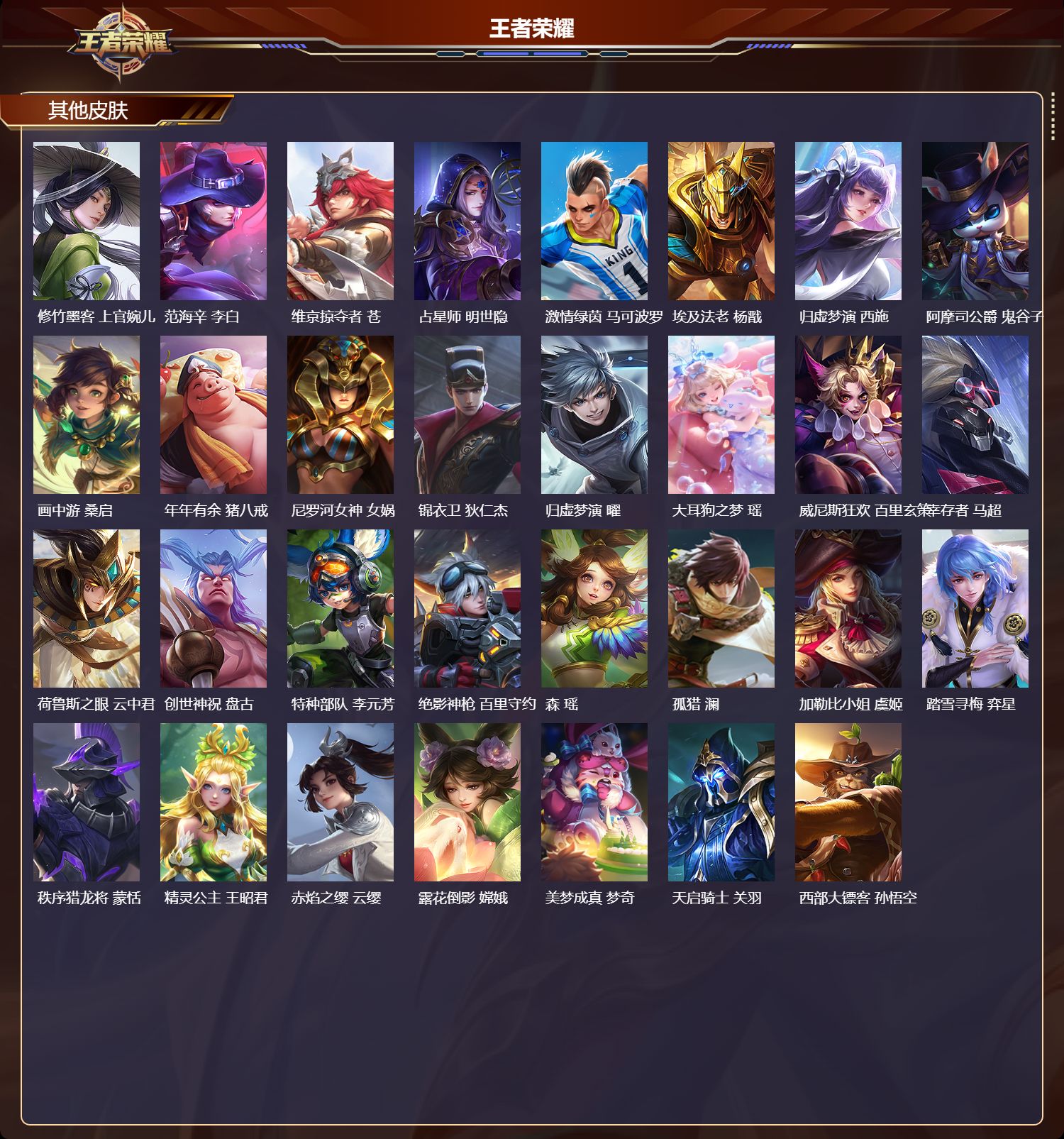 WZMK3448668王者荣耀账号详情图7