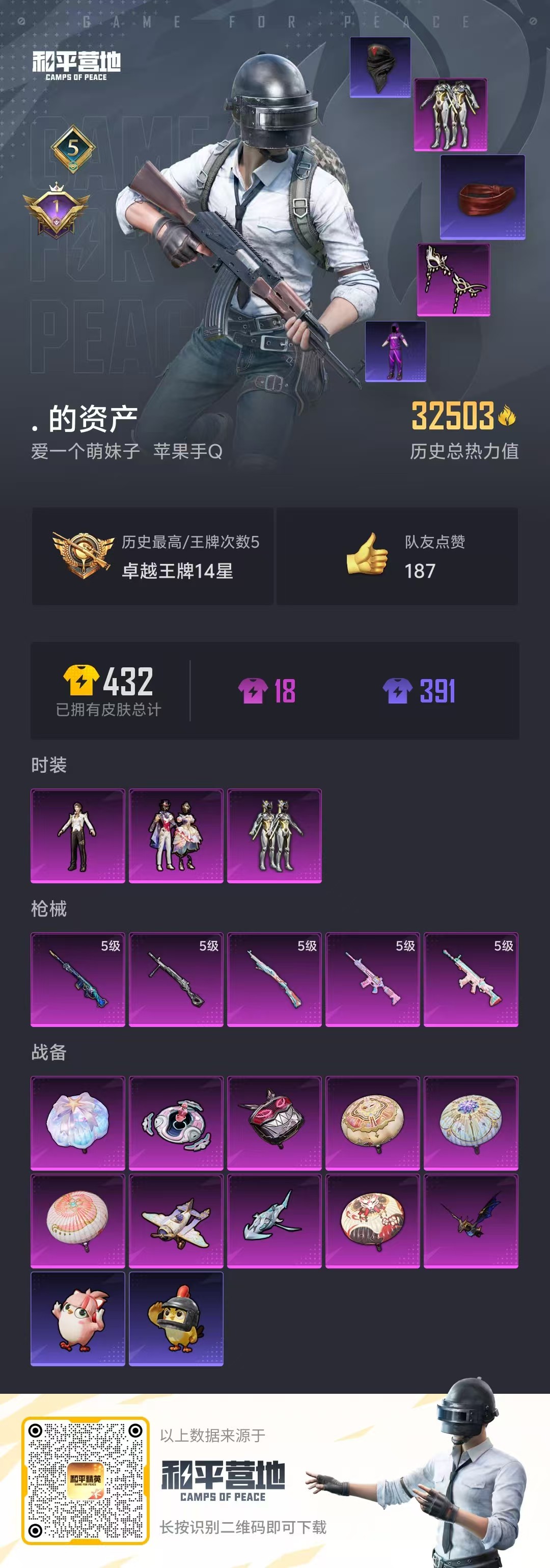 HPSJ3437706和平精英账号详情图2 HPSJ3437706和平精英账号详情图2