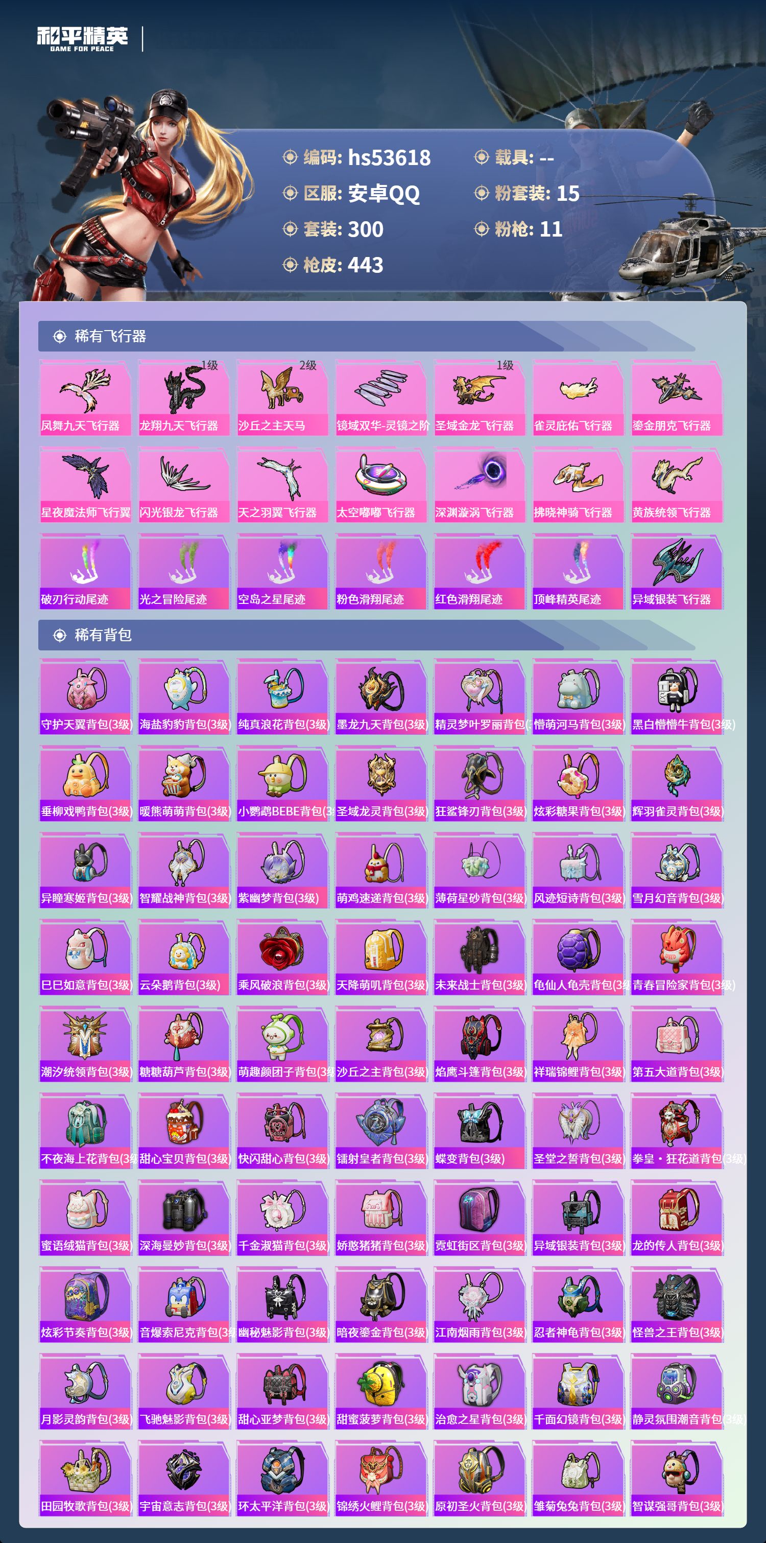 HPSJ3437733和平精英账号详情图13 HPSJ3437733和平精英账号详情图13