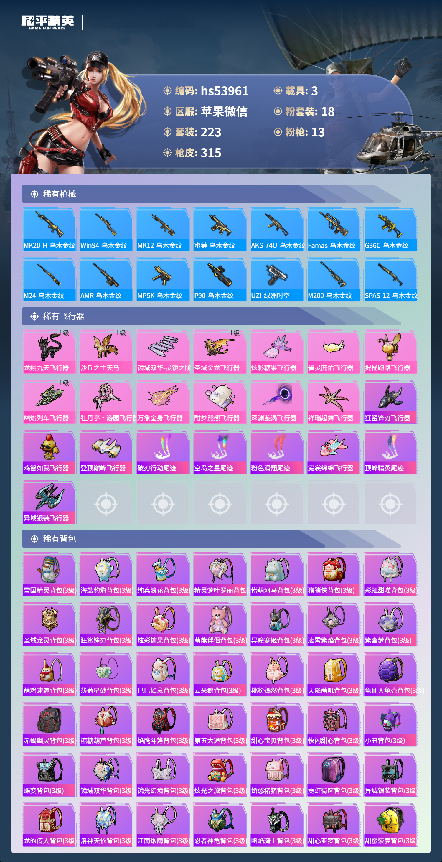 HPSJ3437695和平精英账号详情图11 HPSJ3437695和平精英账号详情图11