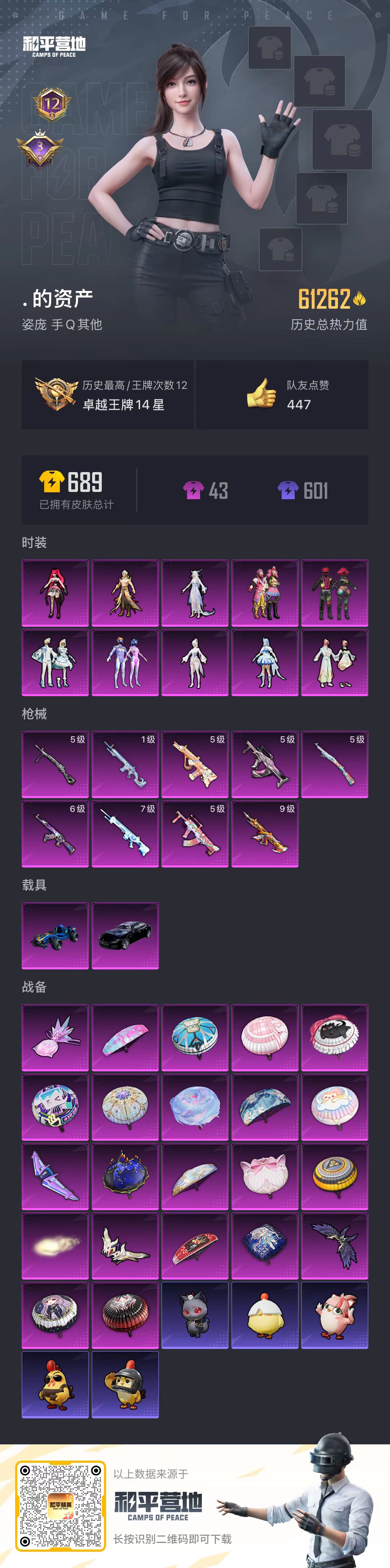 HPSJ3405141和平精英账号详情图4 HPSJ3405141和平精英账号详情图4