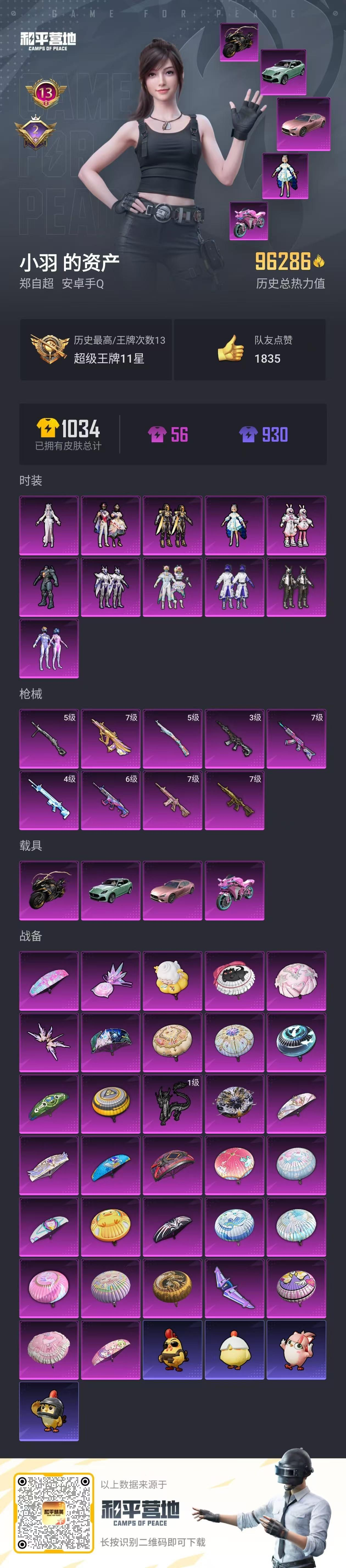 HPSJ3405119和平精英账号详情图4 HPSJ3405119和平精英账号详情图4