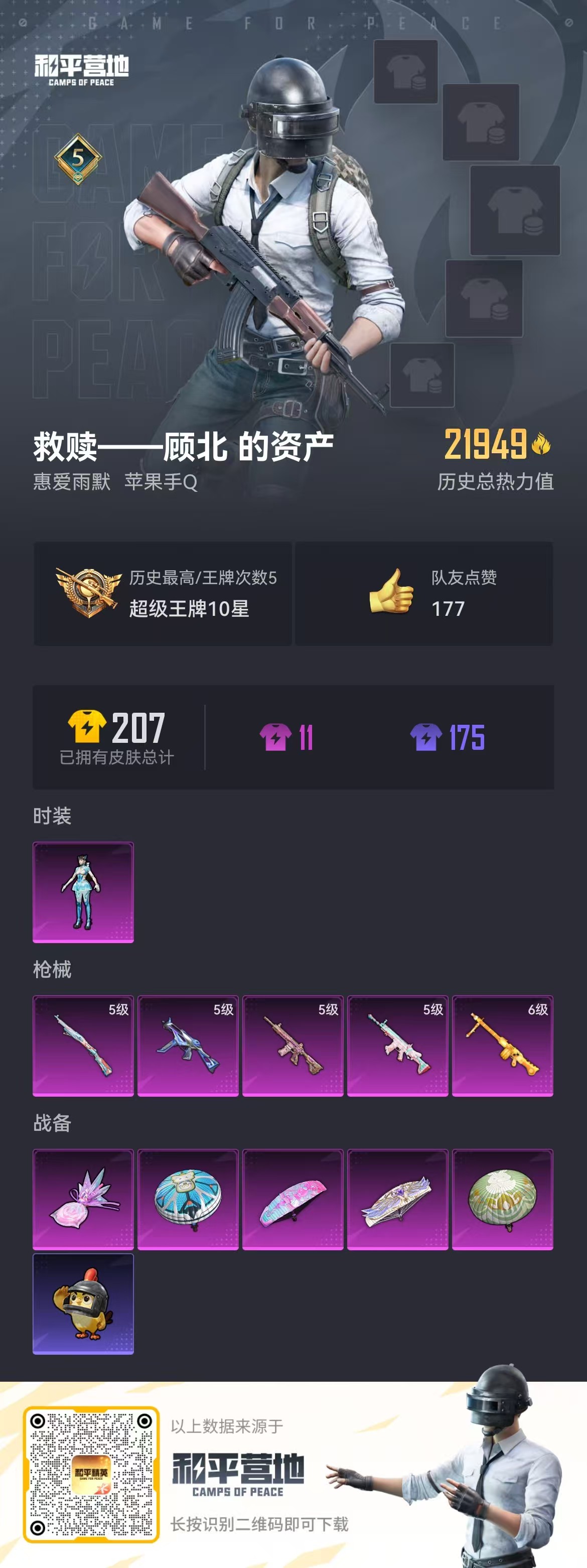 HPSJ3408909和平精英账号详情图3 HPSJ3408909和平精英账号详情图3