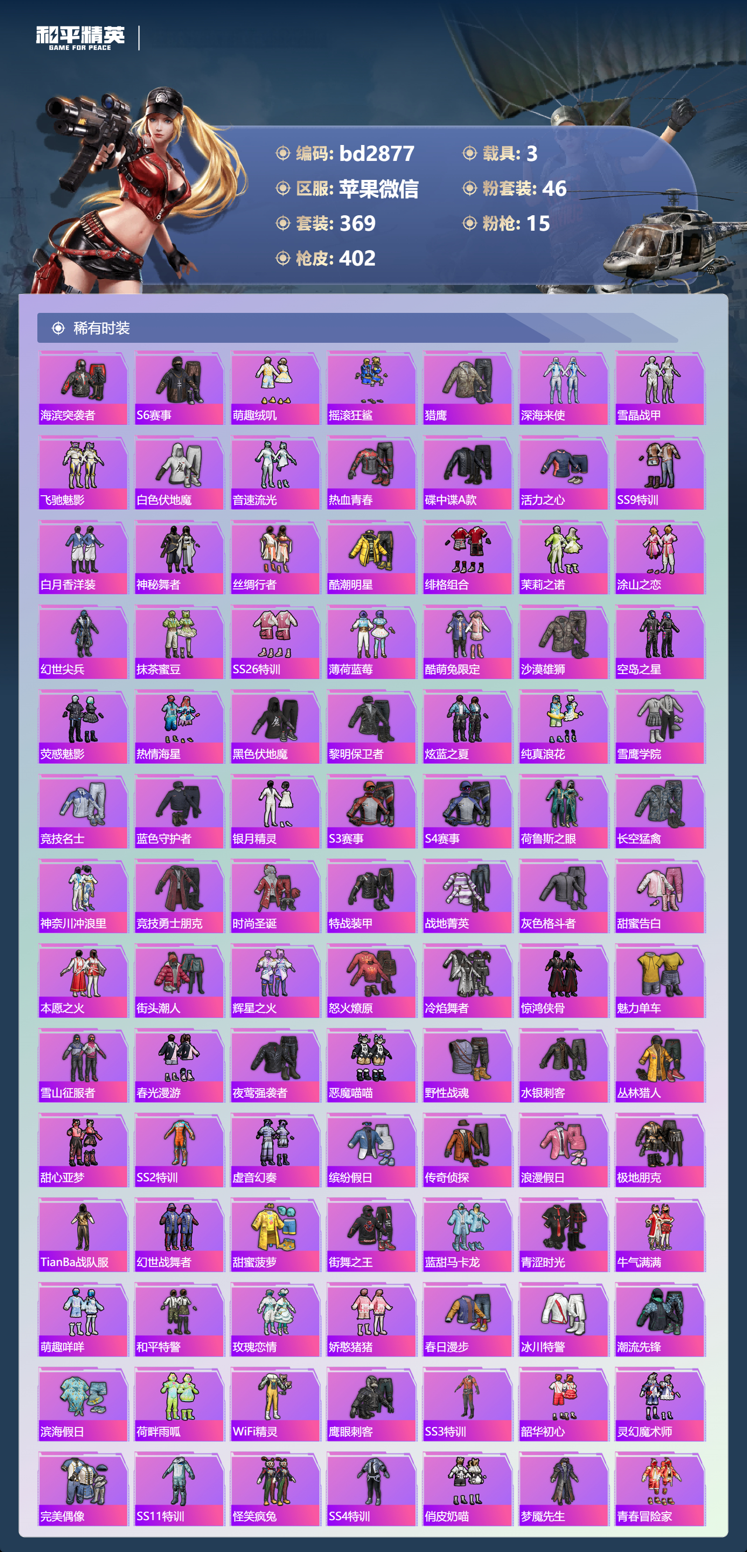 HPCMW418624和平精英账号详情图4 HPCMW418624和平精英账号详情图4