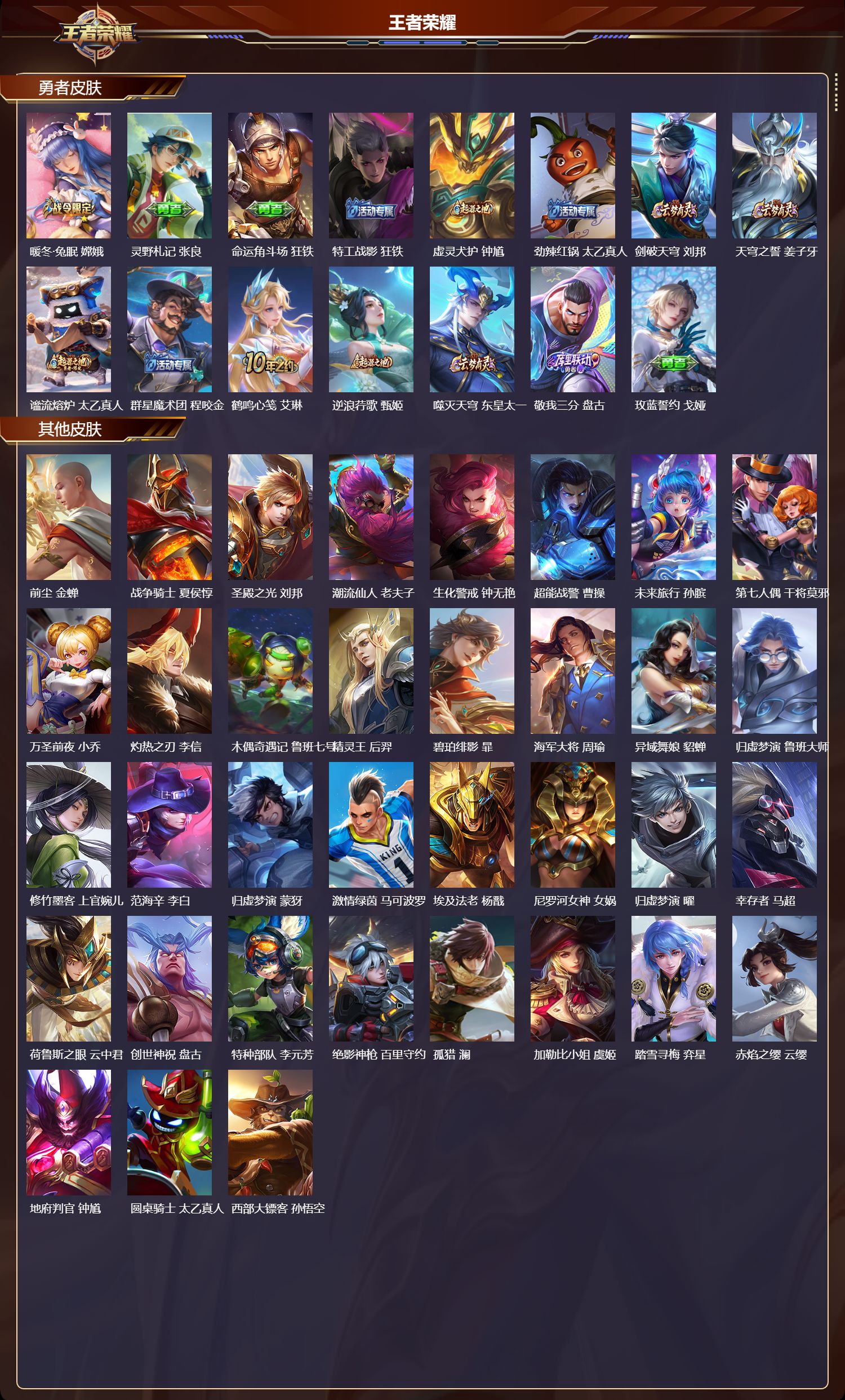 WZMK3396583王者荣耀账号详情图4