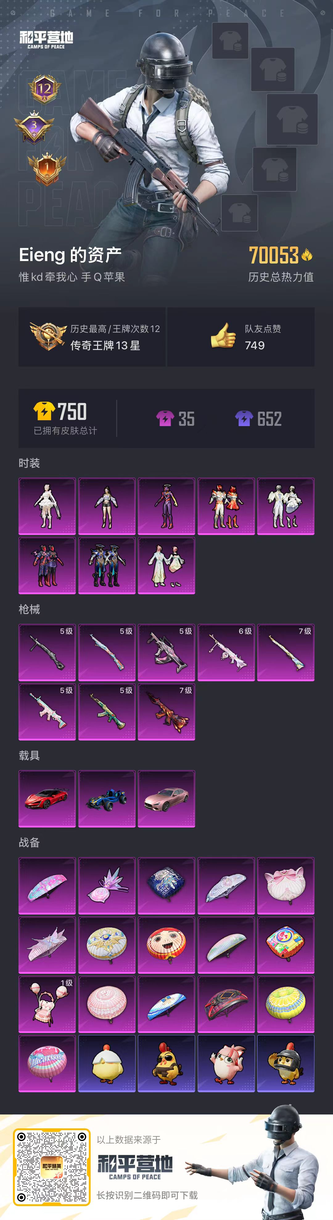 HPSJ3405074和平精英账号详情图4 HPSJ3405074和平精英账号详情图4