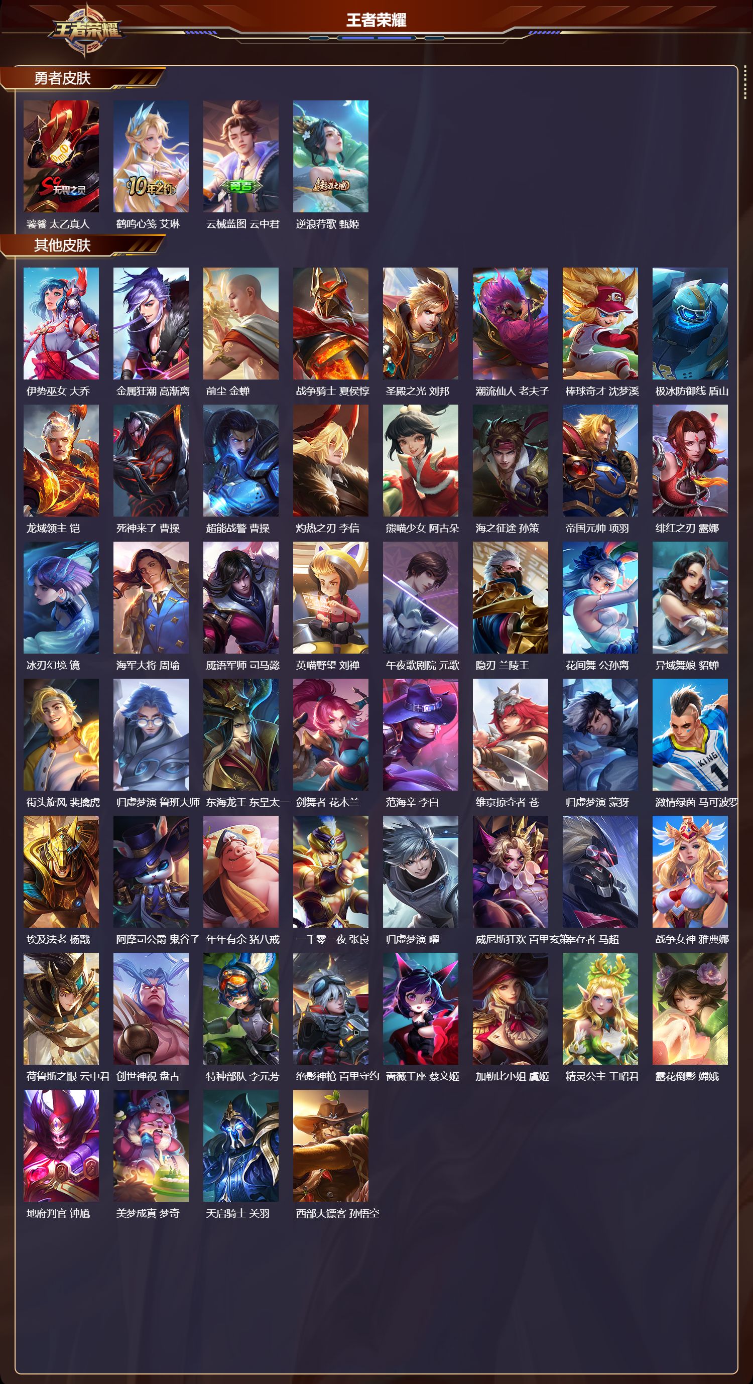 WZMK3398397王者荣耀账号详情图4