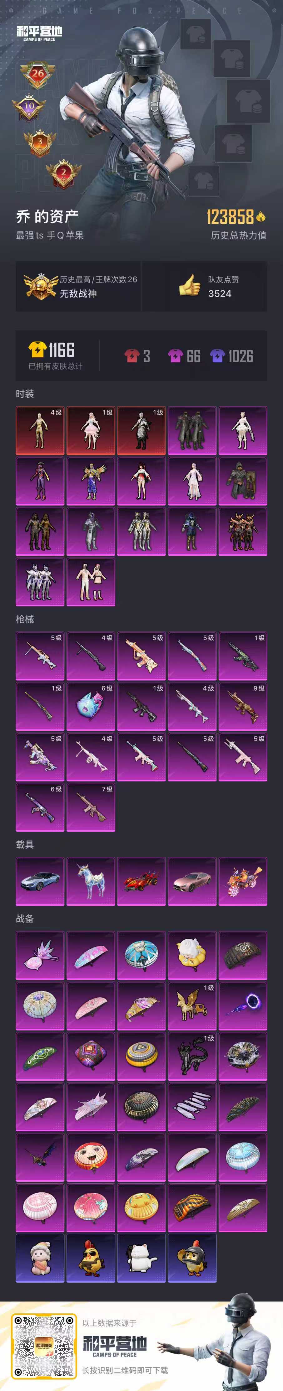 HPSJ3408937和平精英账号详情图3 HPSJ3408937和平精英账号详情图3