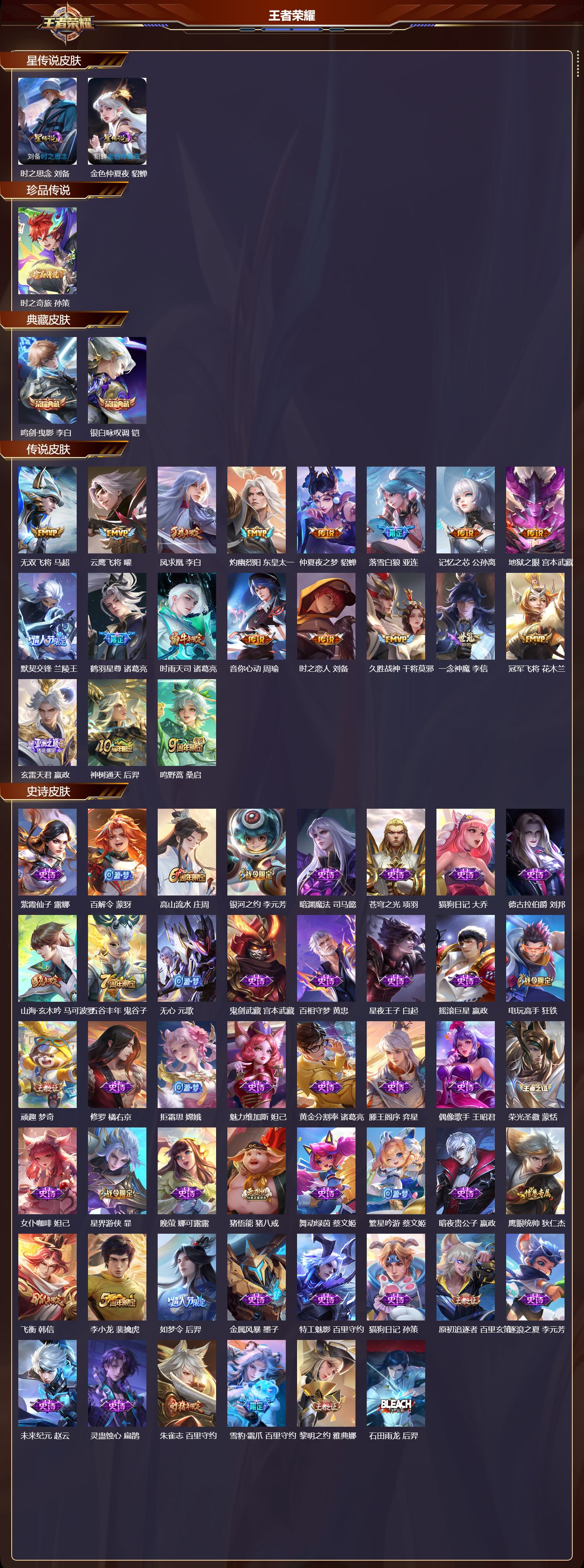 WZMK3396591王者荣耀账号详情图2