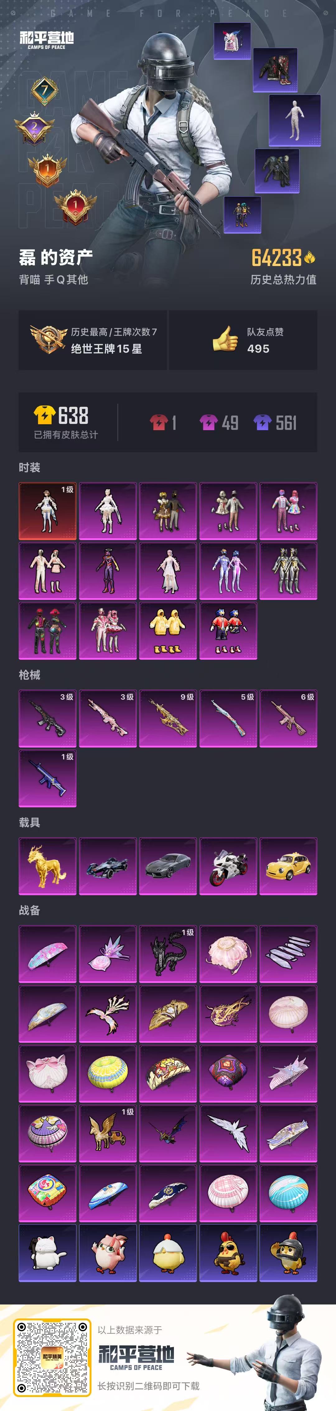 HPCMW3426426和平精英账号详情图13 HPCMW3426426和平精英账号详情图13