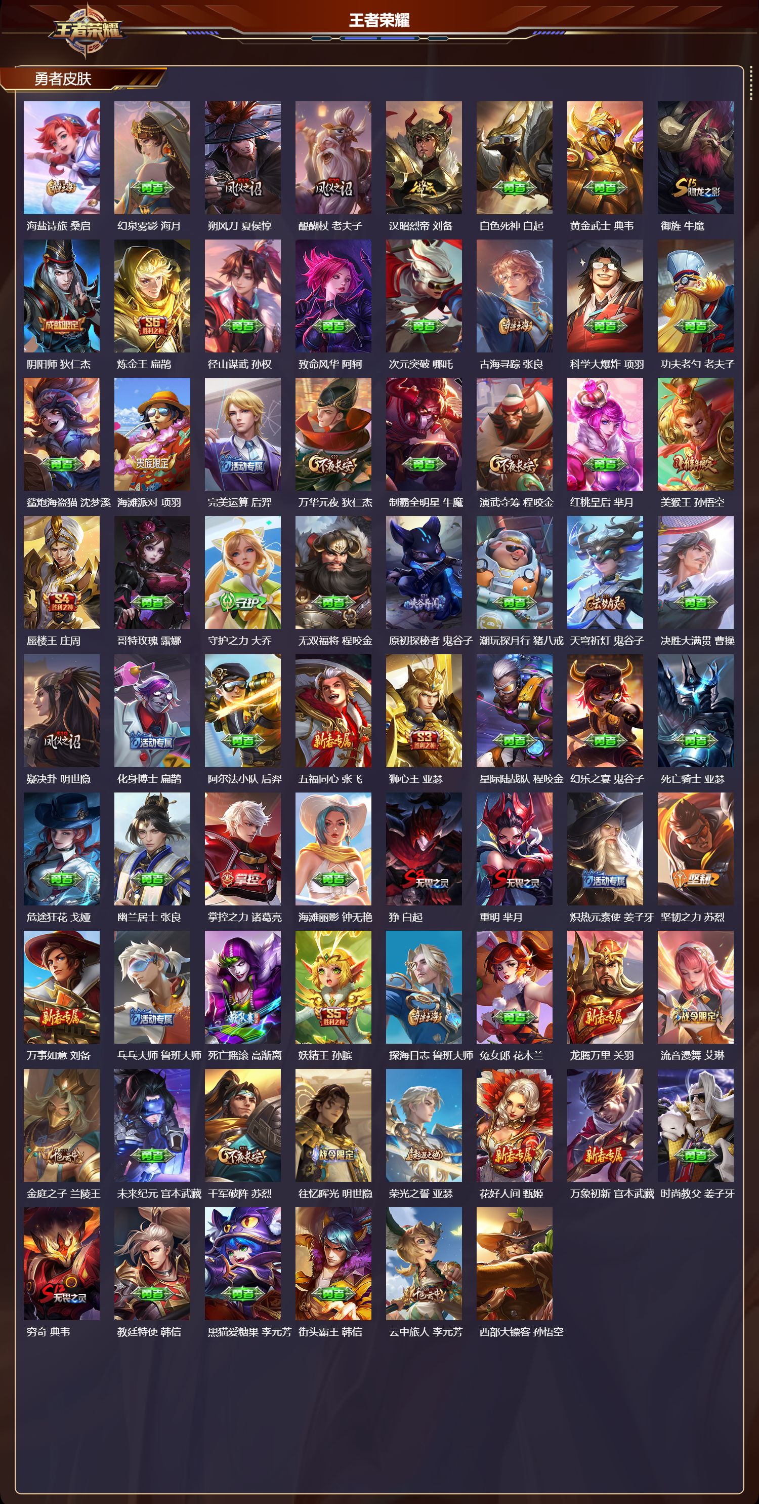 WZMK3453276王者荣耀账号详情图3