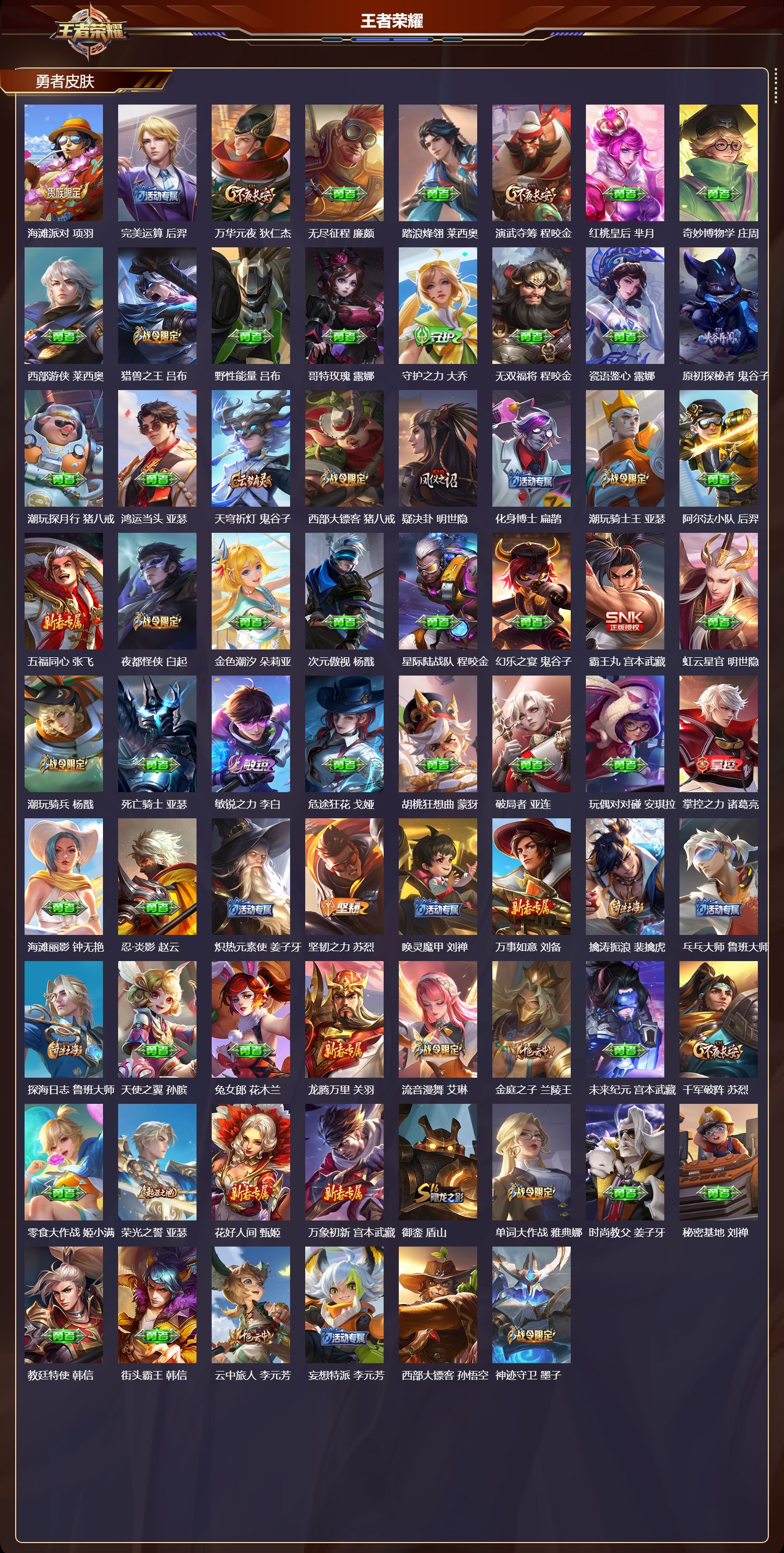 WZQM3476874王者荣耀账号详情图5