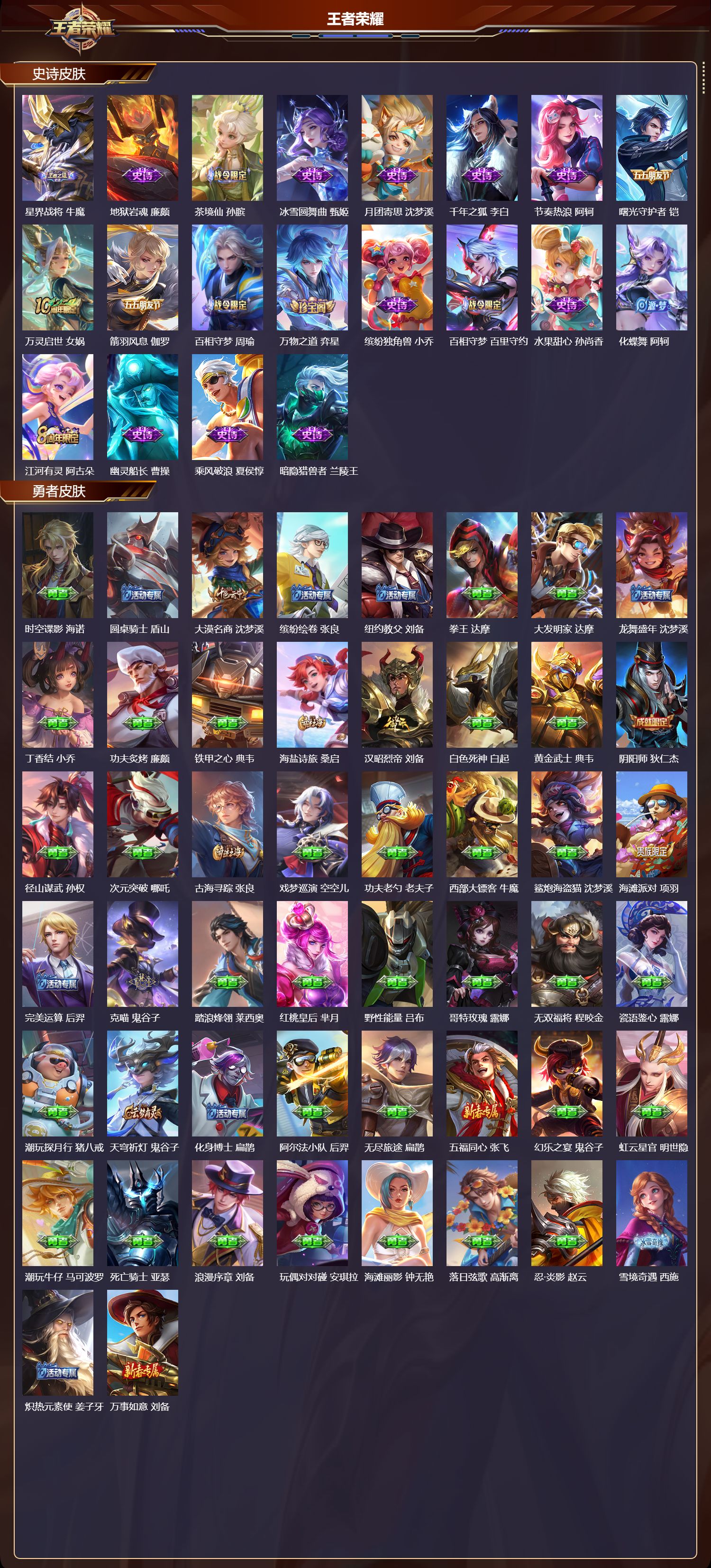 WZMK3453266王者荣耀账号详情图3