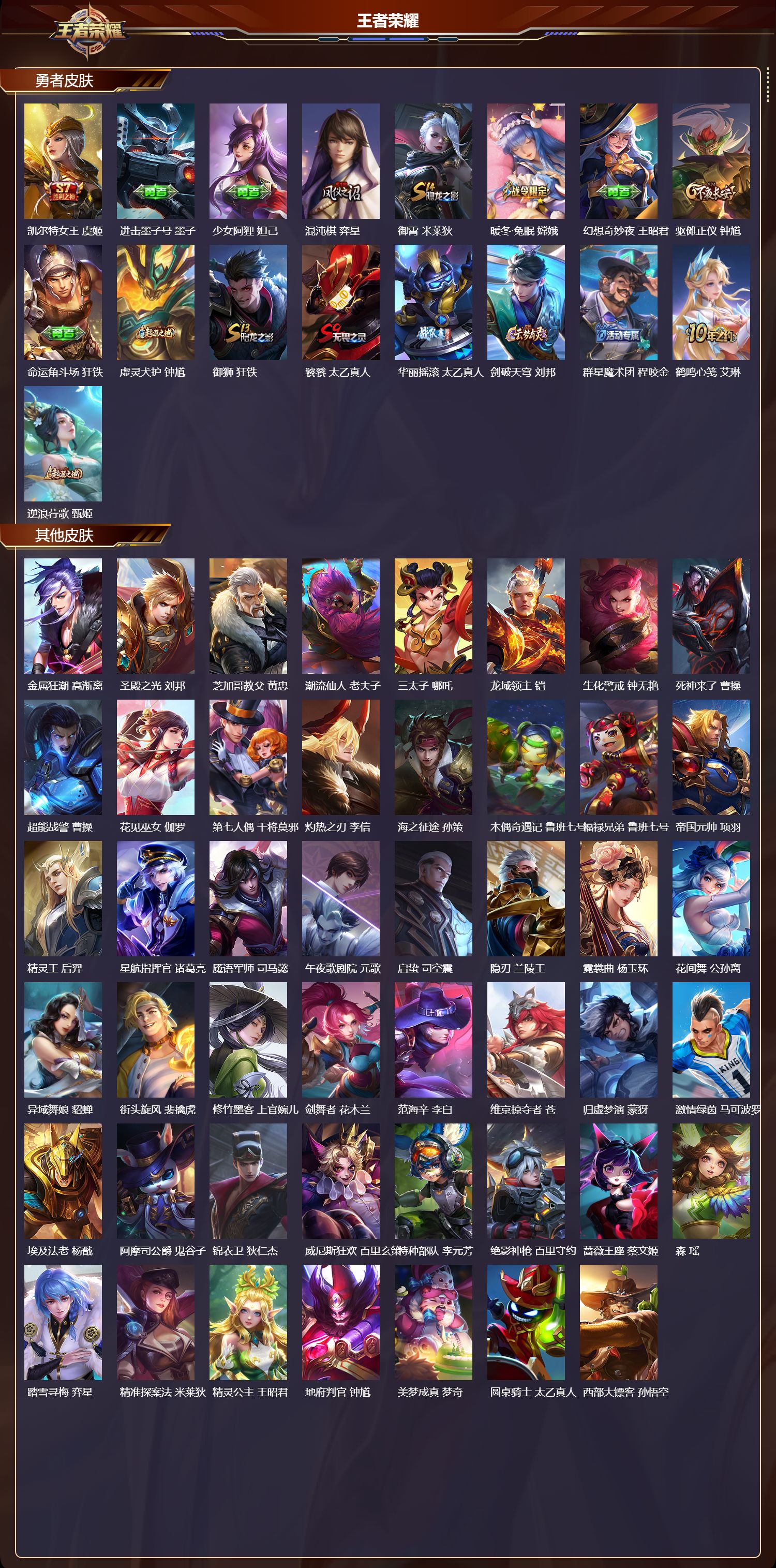 WZMK3453276王者荣耀账号详情图4