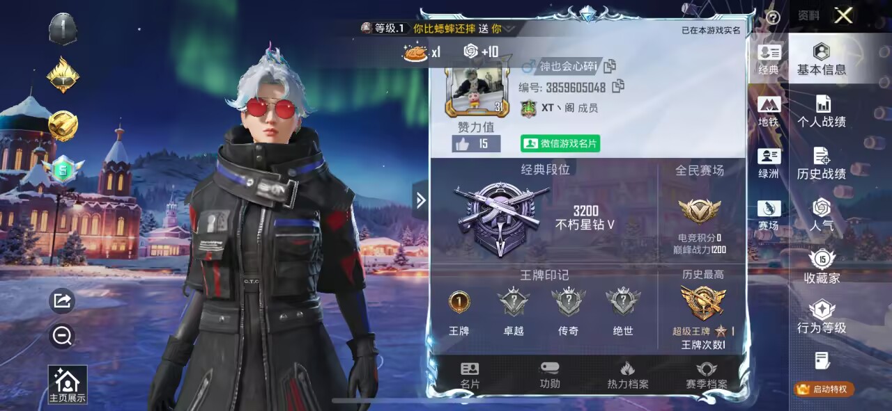 HPSJ3439569和平精英账号详情图2