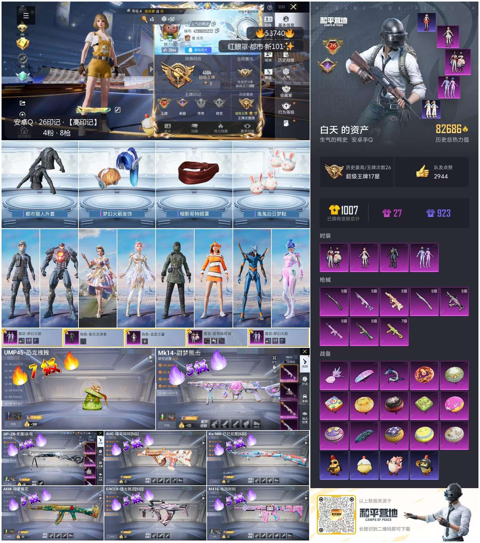 HPSJ3439566和平精英账号详情图3