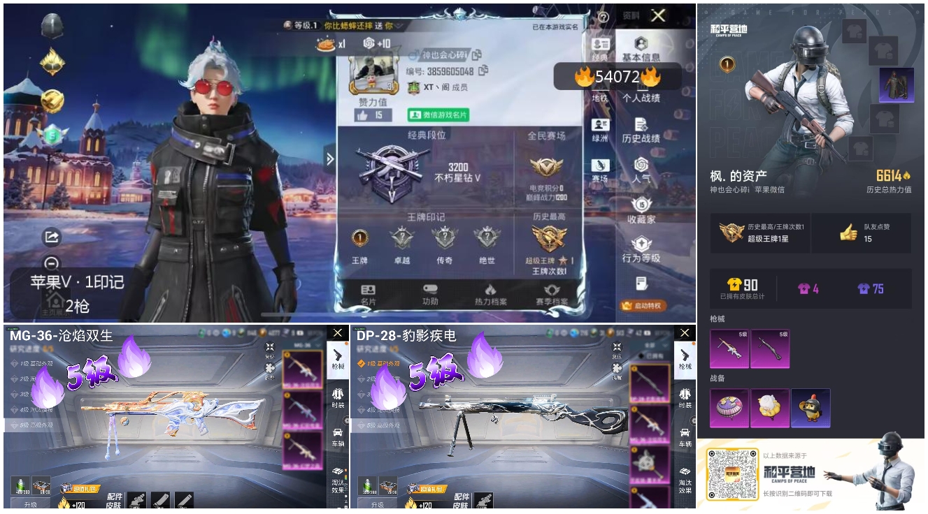 HPSJ3439569和平精英账号详情图3