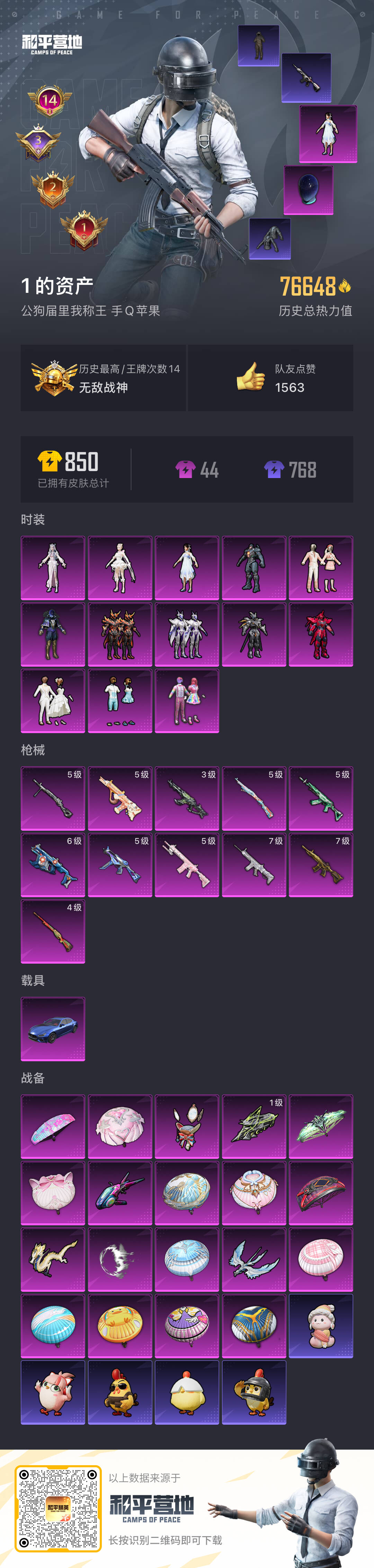 HPSJ3439763和平精英账号详情图4