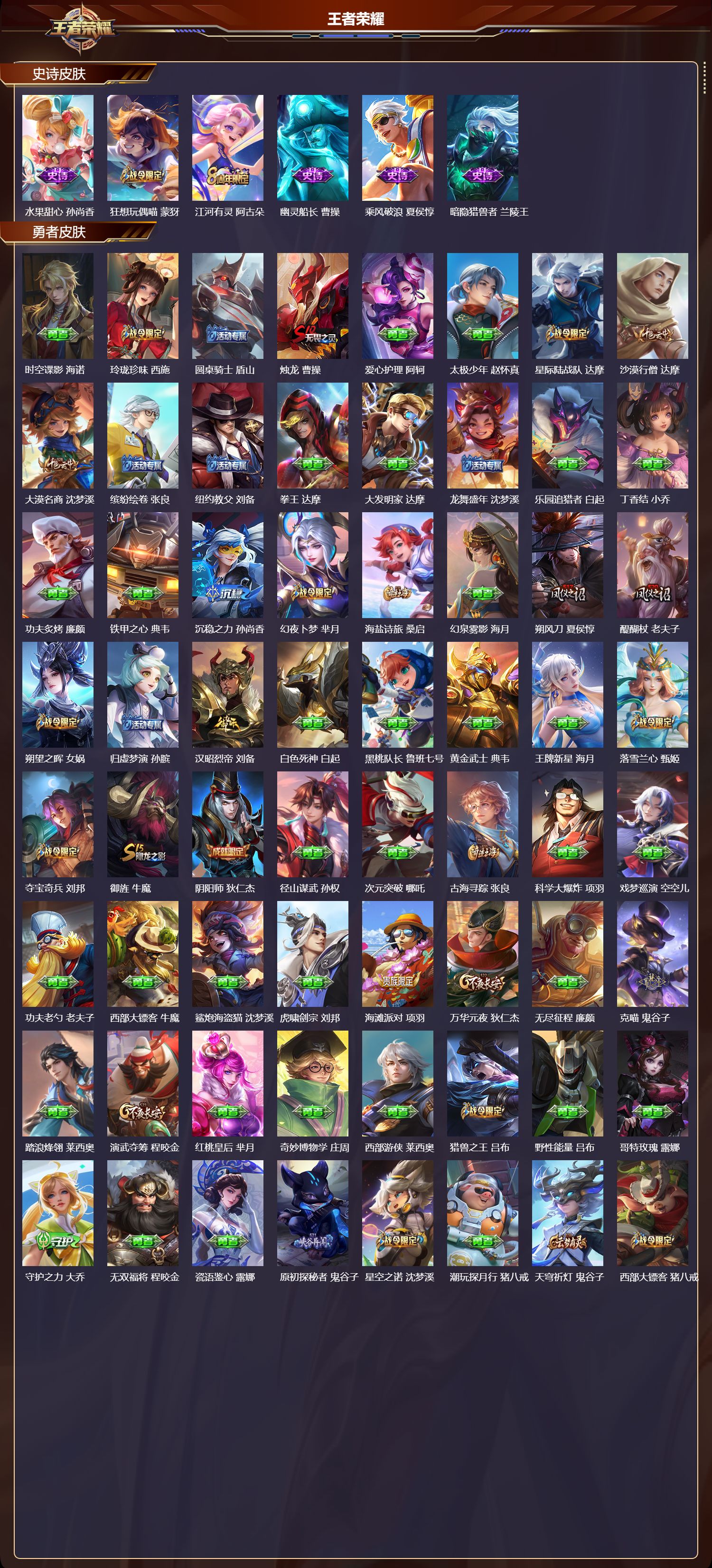 WZMK3453288王者荣耀账号详情图4