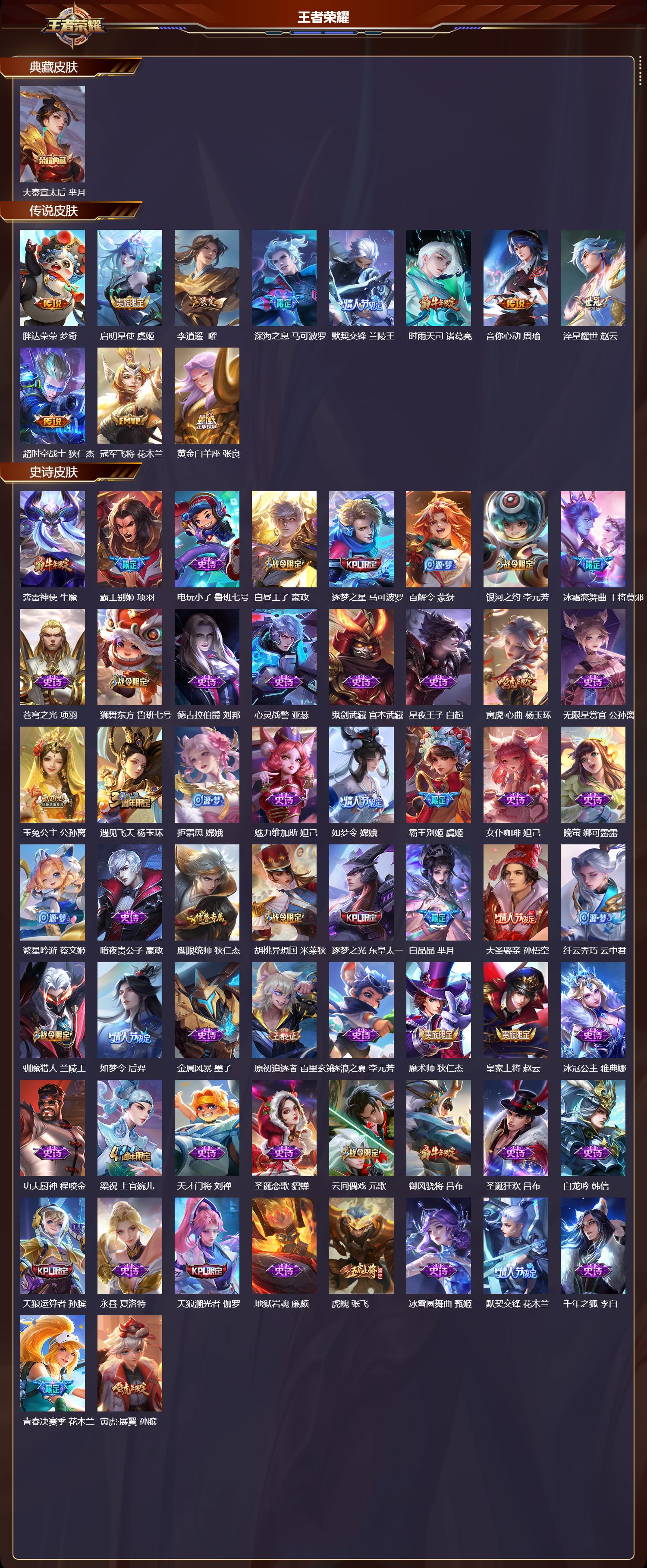 WZMK3453258王者荣耀账号详情图2