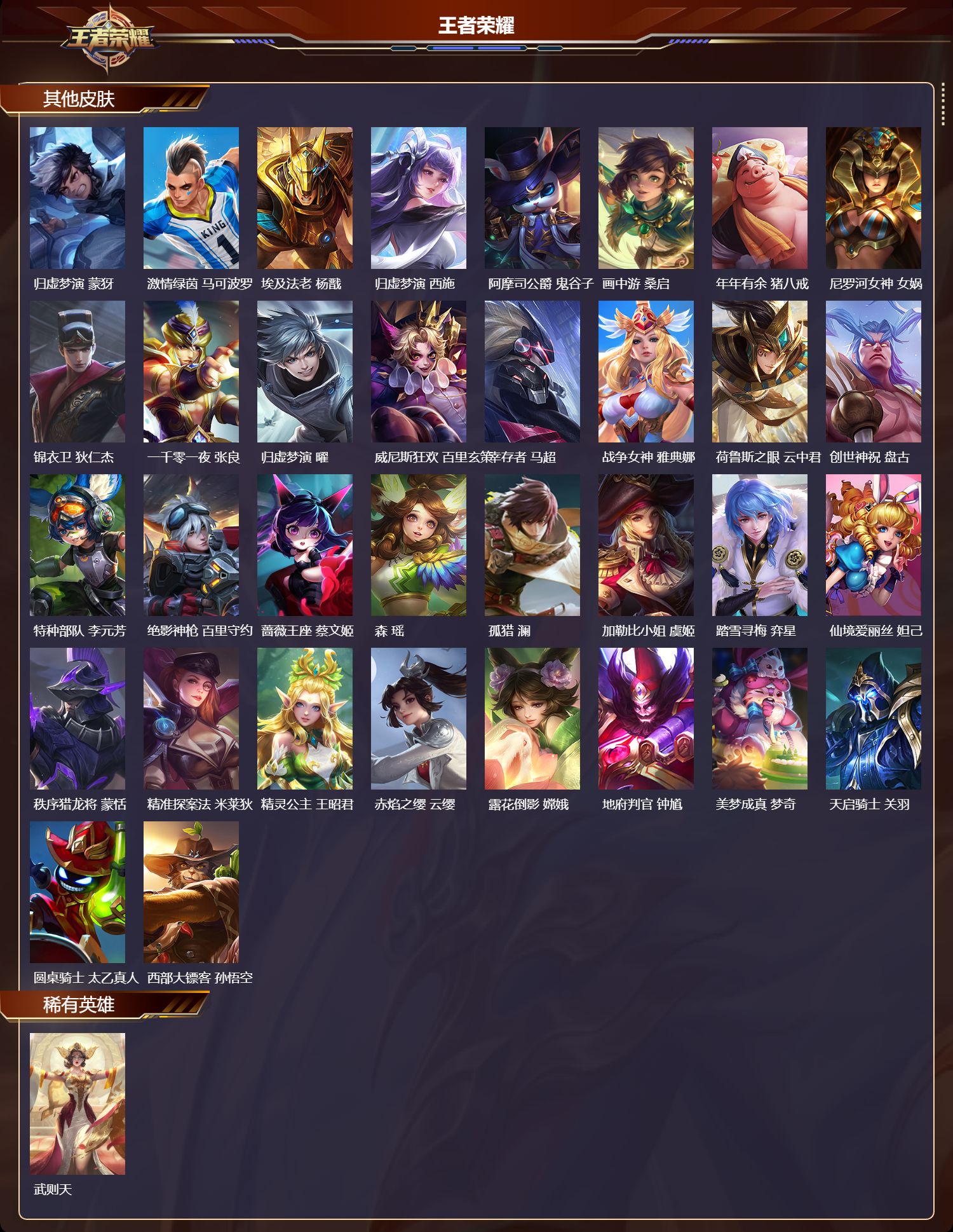 WZMK3453269王者荣耀账号详情图6