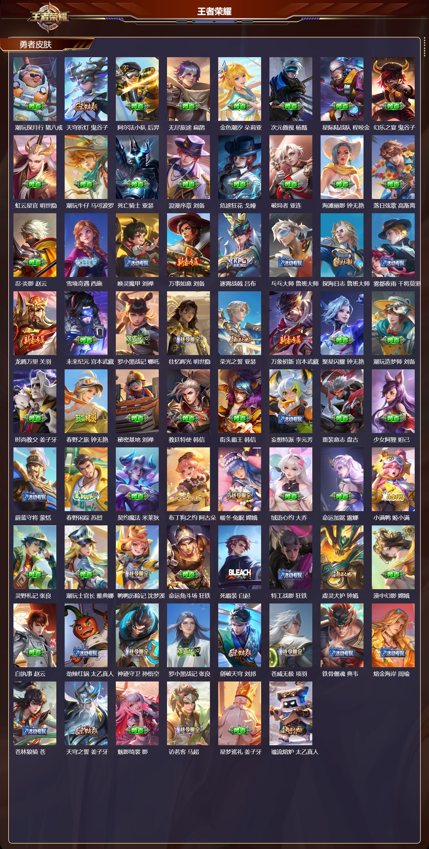 WZMK3453270王者荣耀账号详情图4