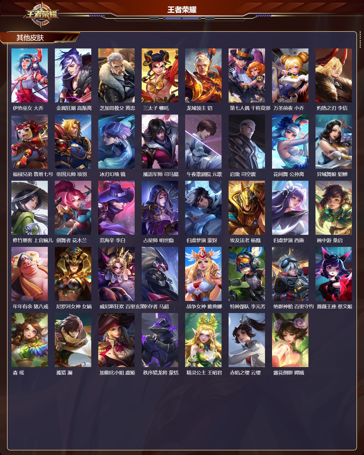 WZMK3453255王者荣耀账号详情图4