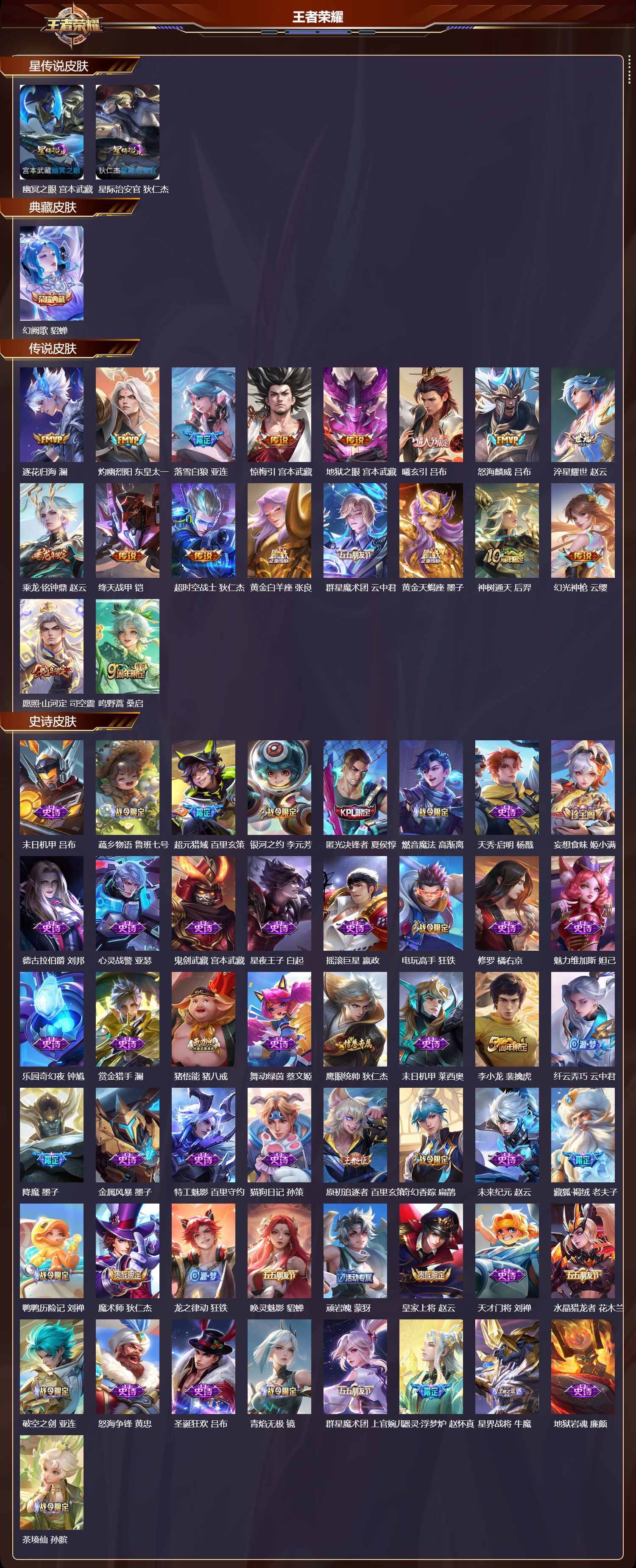 WZMK3453295王者荣耀账号详情图2