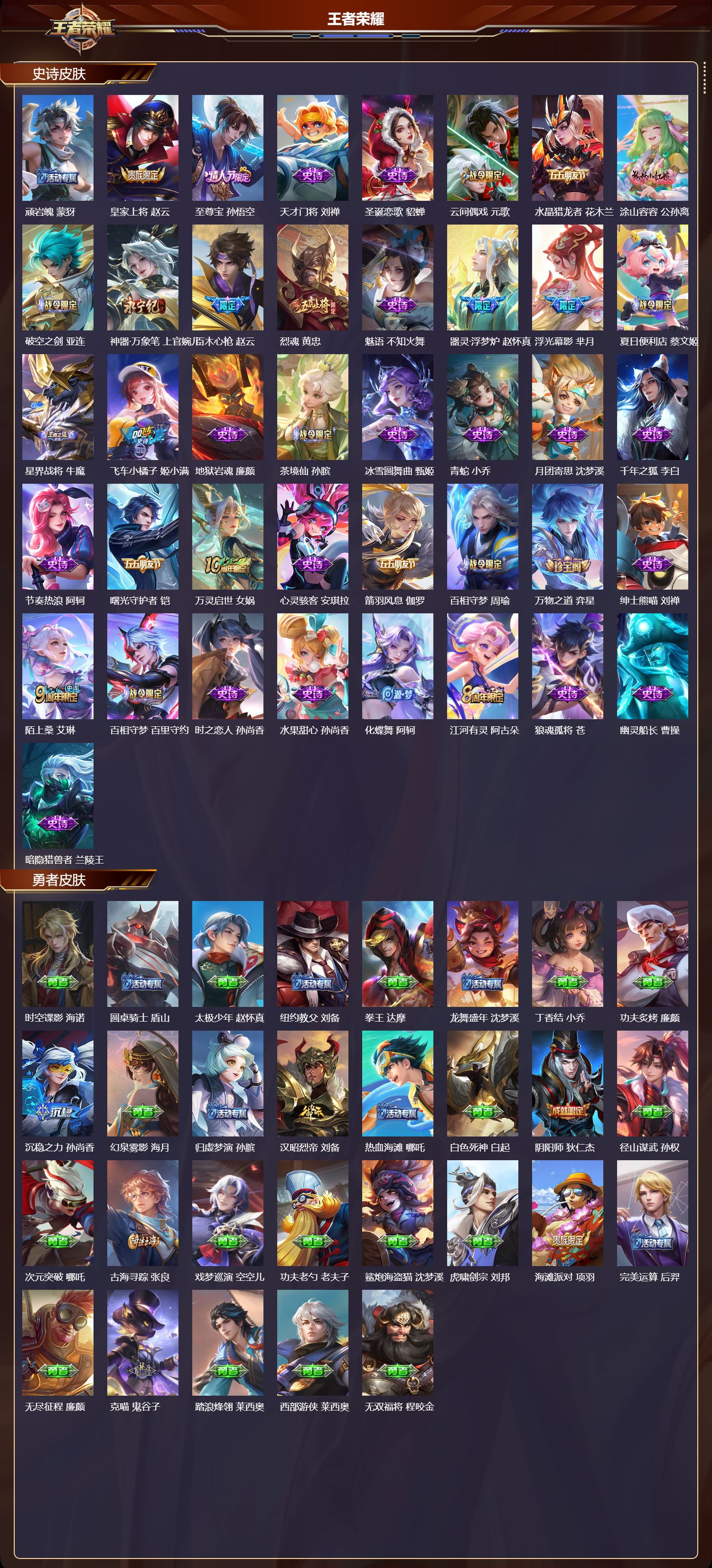 WZMK3453270王者荣耀账号详情图3