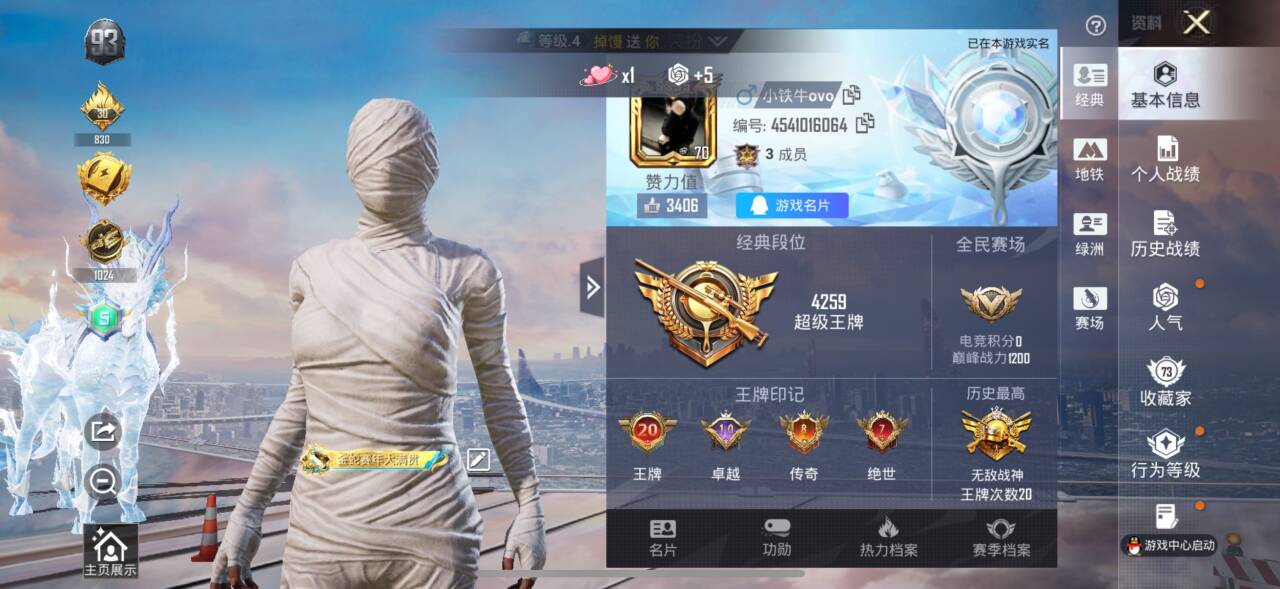 HPSJ3444839和平精英账号详情图2