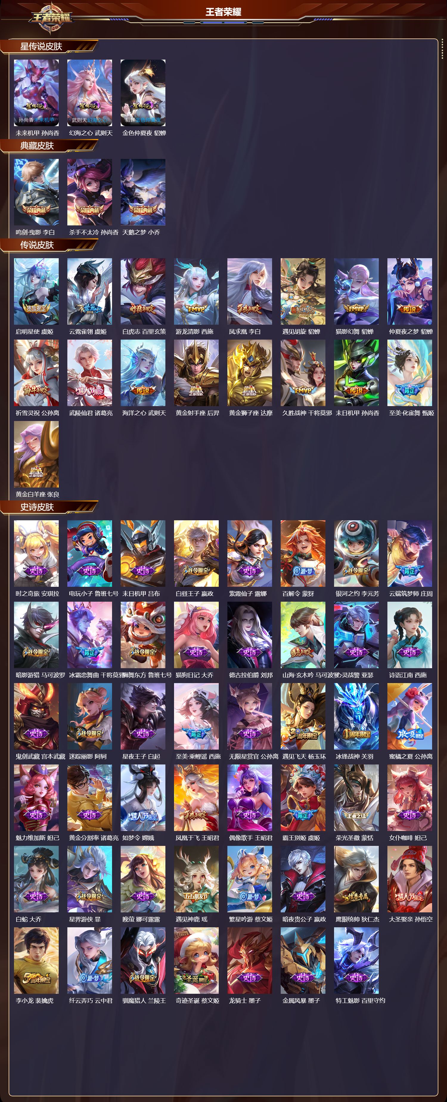 WZMK3453269王者荣耀账号详情图2