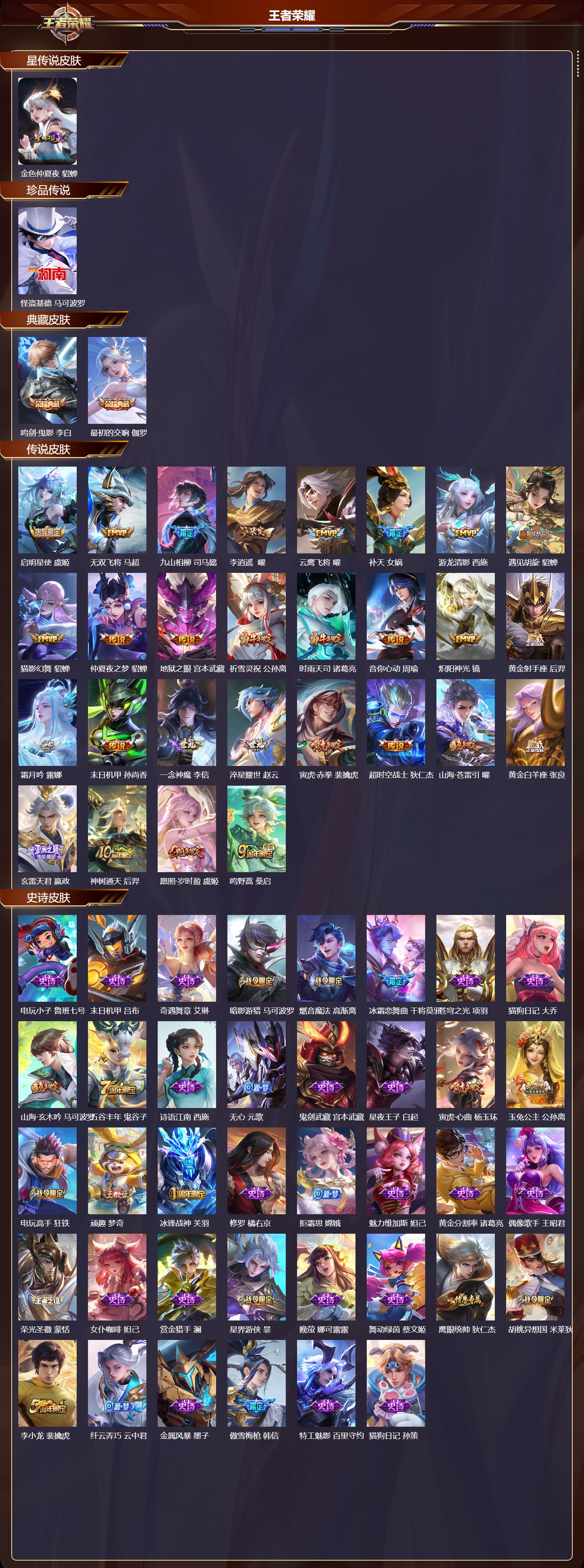 WZMK3453292王者荣耀账号详情图2