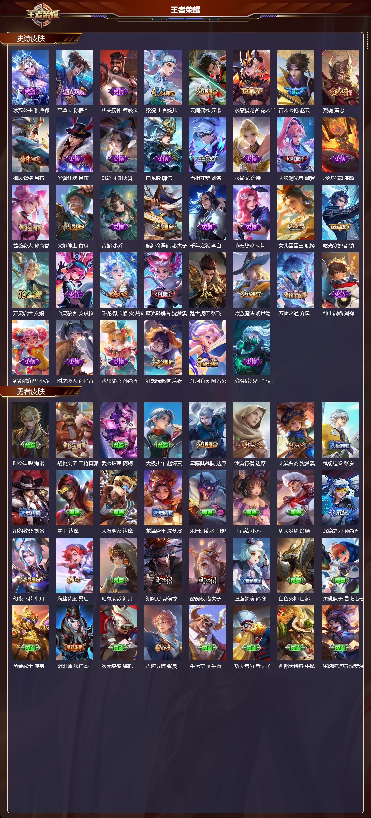 WZQM3476874王者荣耀账号详情图4