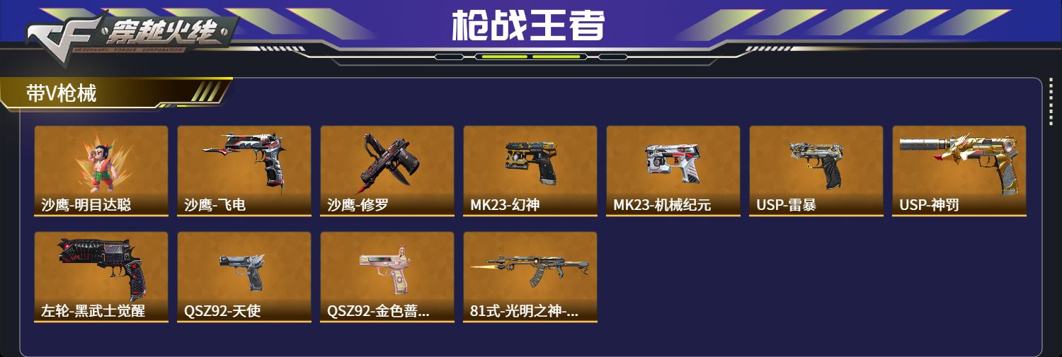 CFMFFWY42238枪战王者账号详情图6