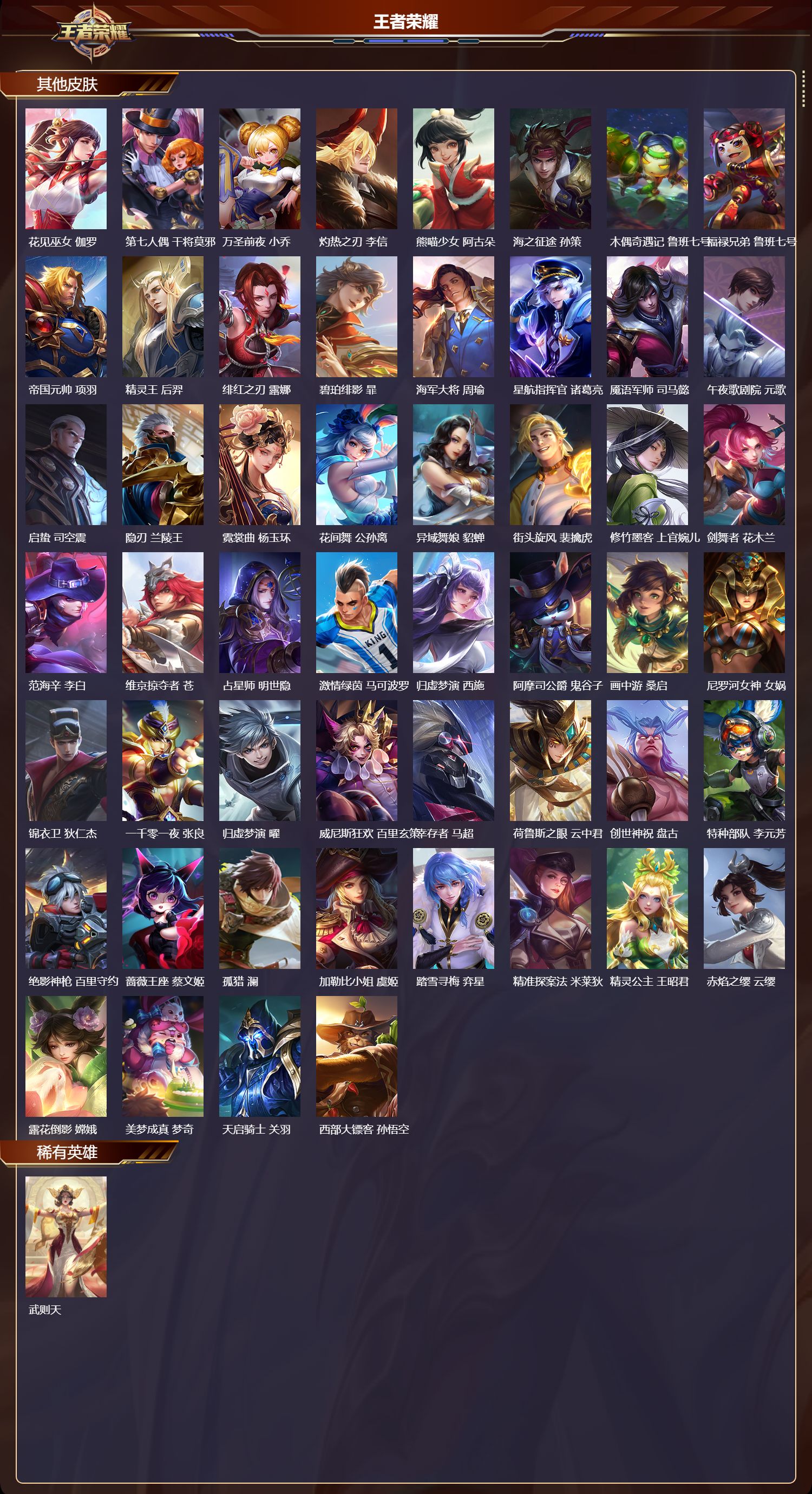 WZMK3457229王者荣耀账号详情图5