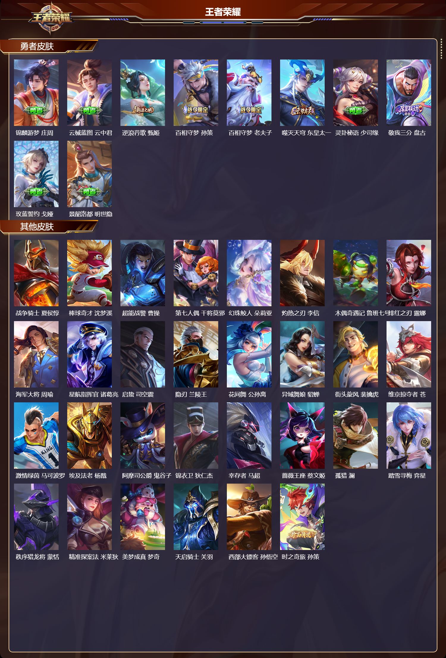 WZMK3457244王者荣耀账号详情图5